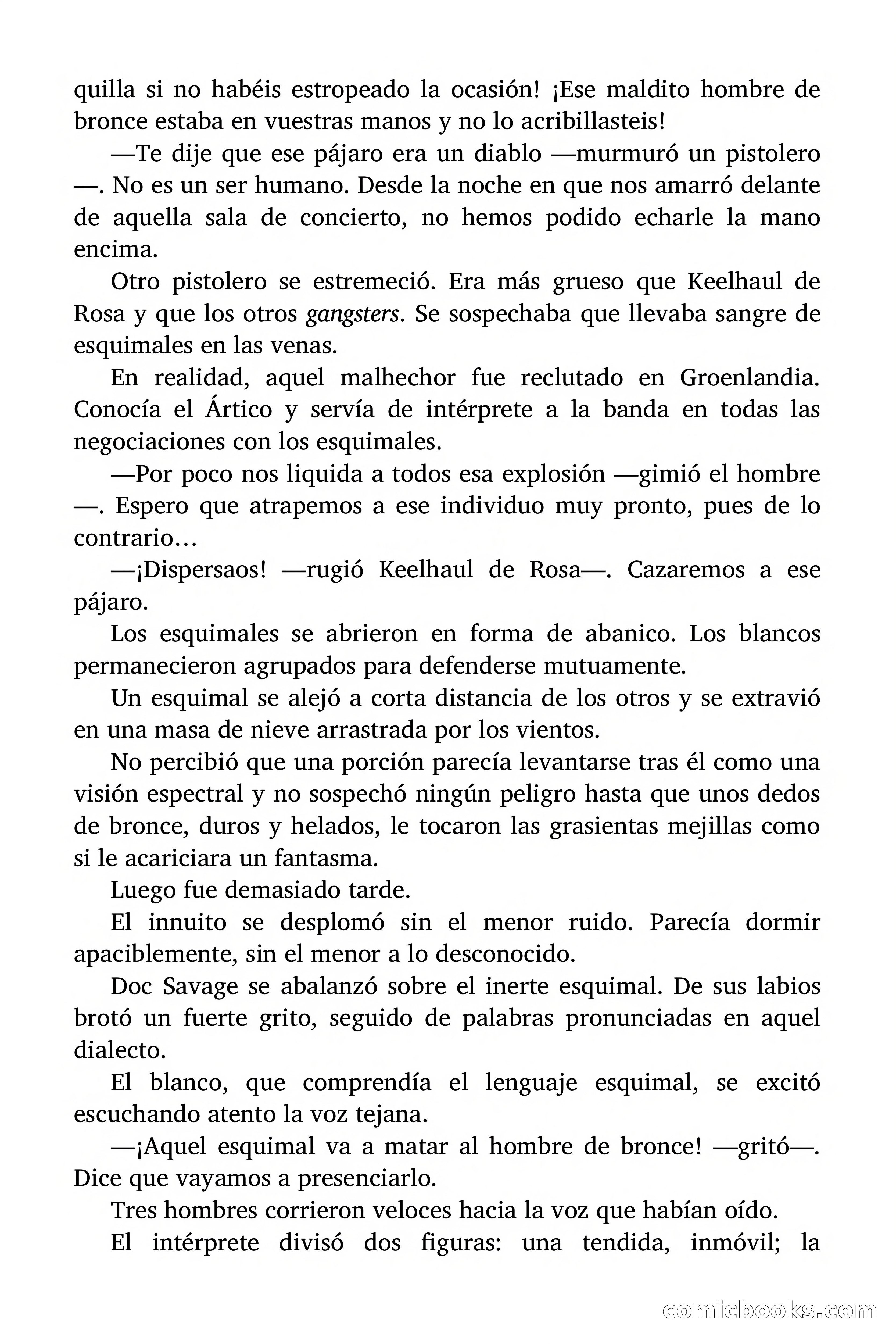 Doc Savage: El tesoro del polo — page 154 of 178