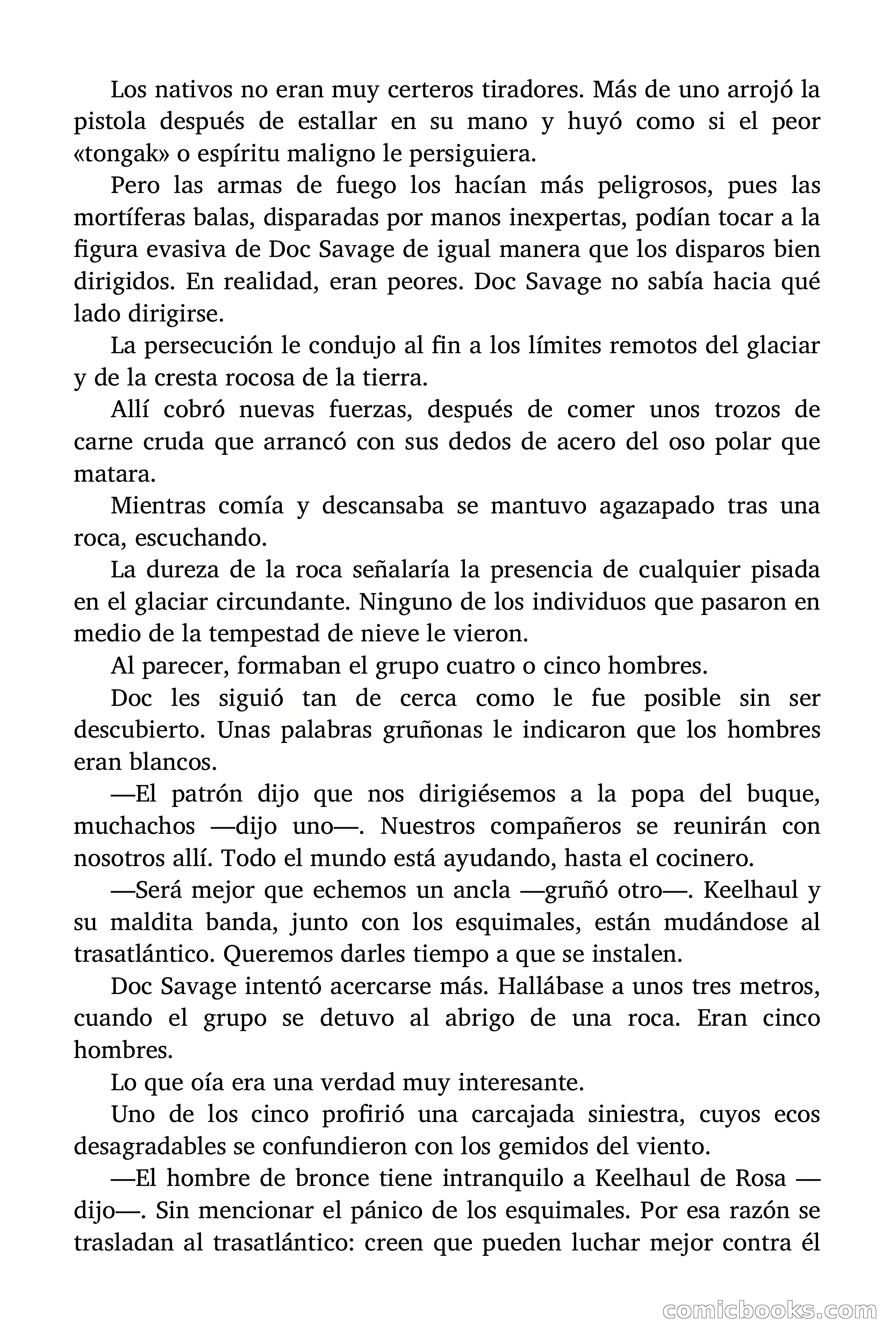 Doc Savage: El tesoro del polo — page 156 of 178