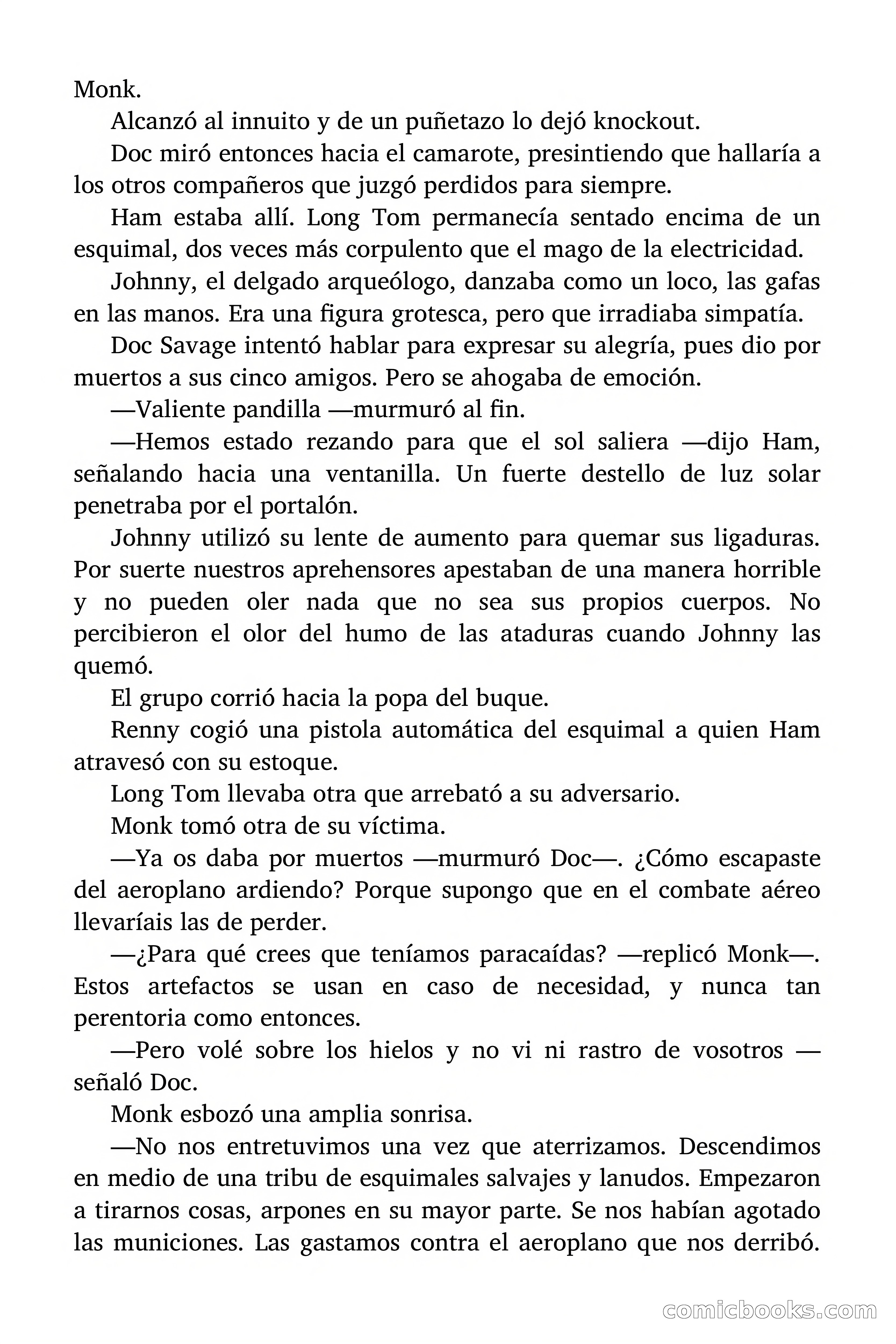 Doc Savage: El tesoro del polo — page 164 of 178