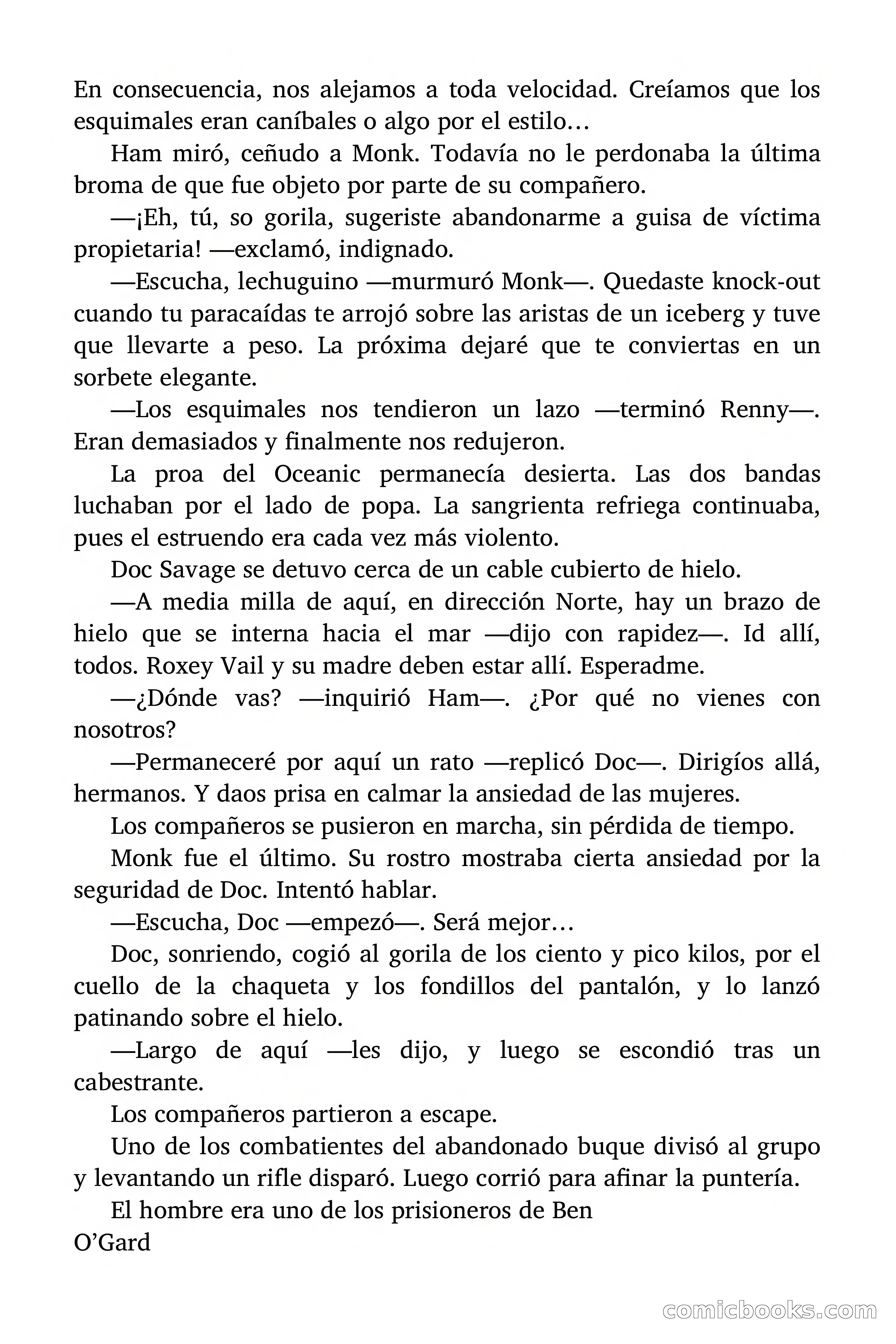 Doc Savage: El tesoro del polo — page 165 of 178