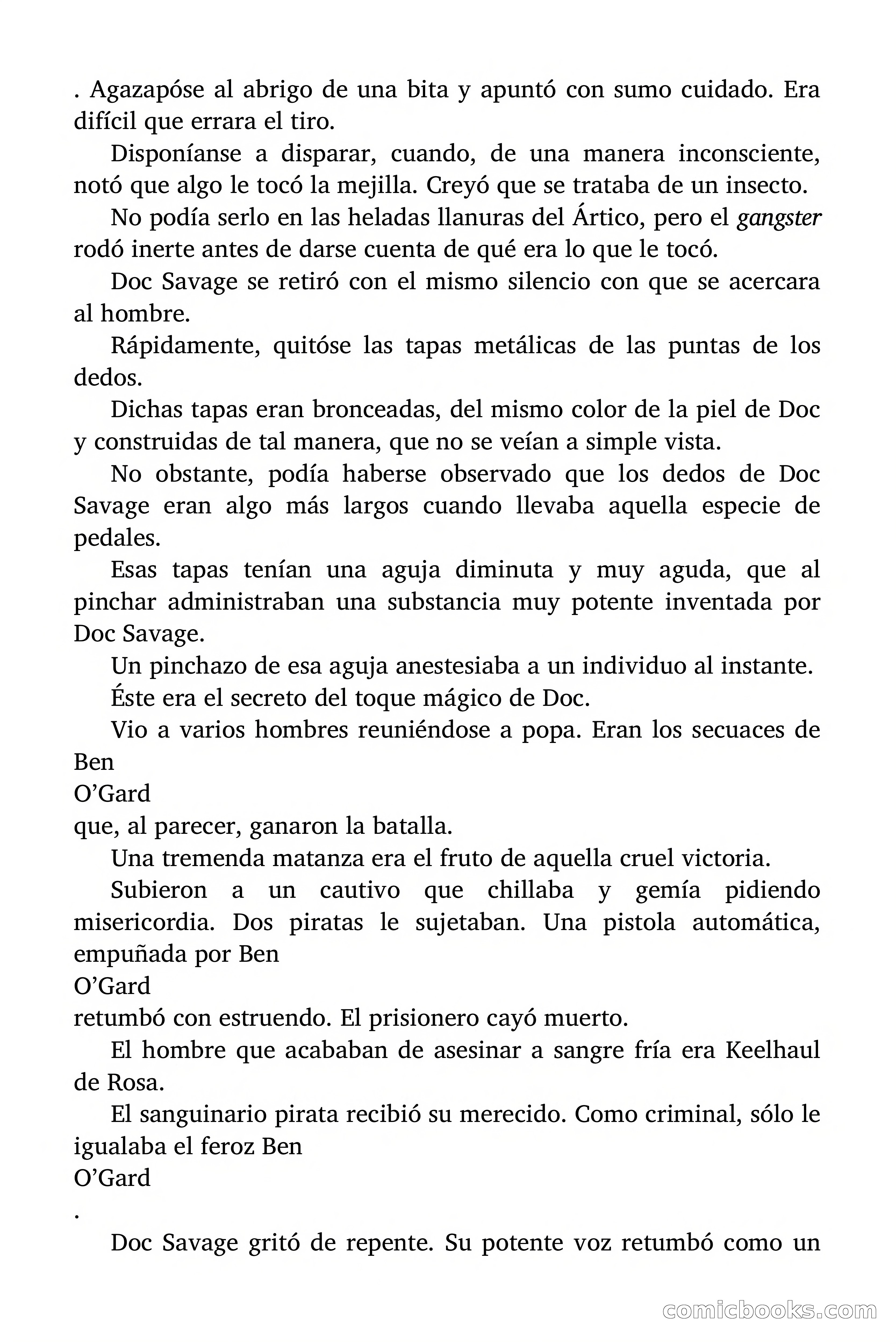Doc Savage: El tesoro del polo — page 166 of 178