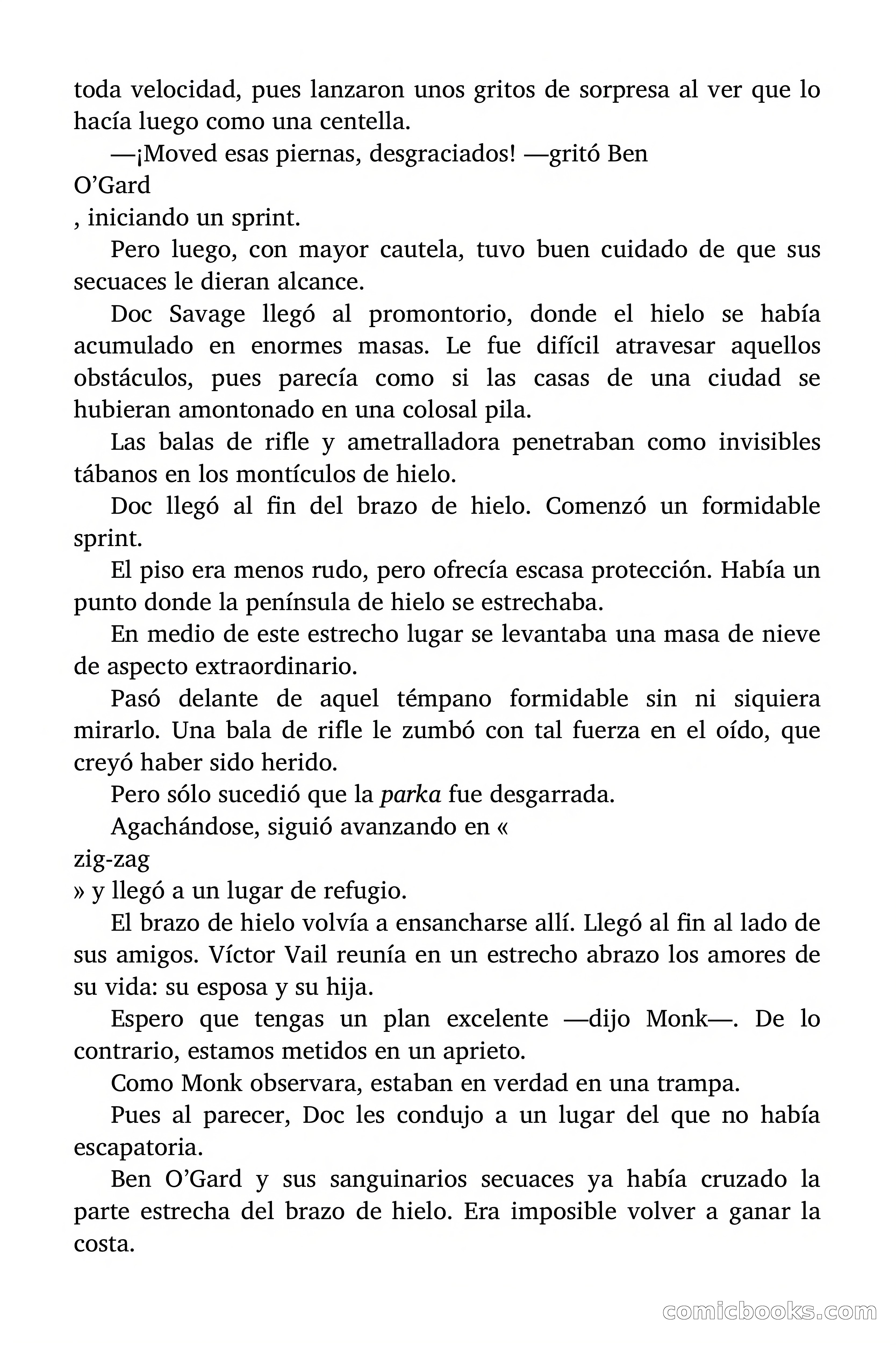 Doc Savage: El tesoro del polo — page 169 of 178