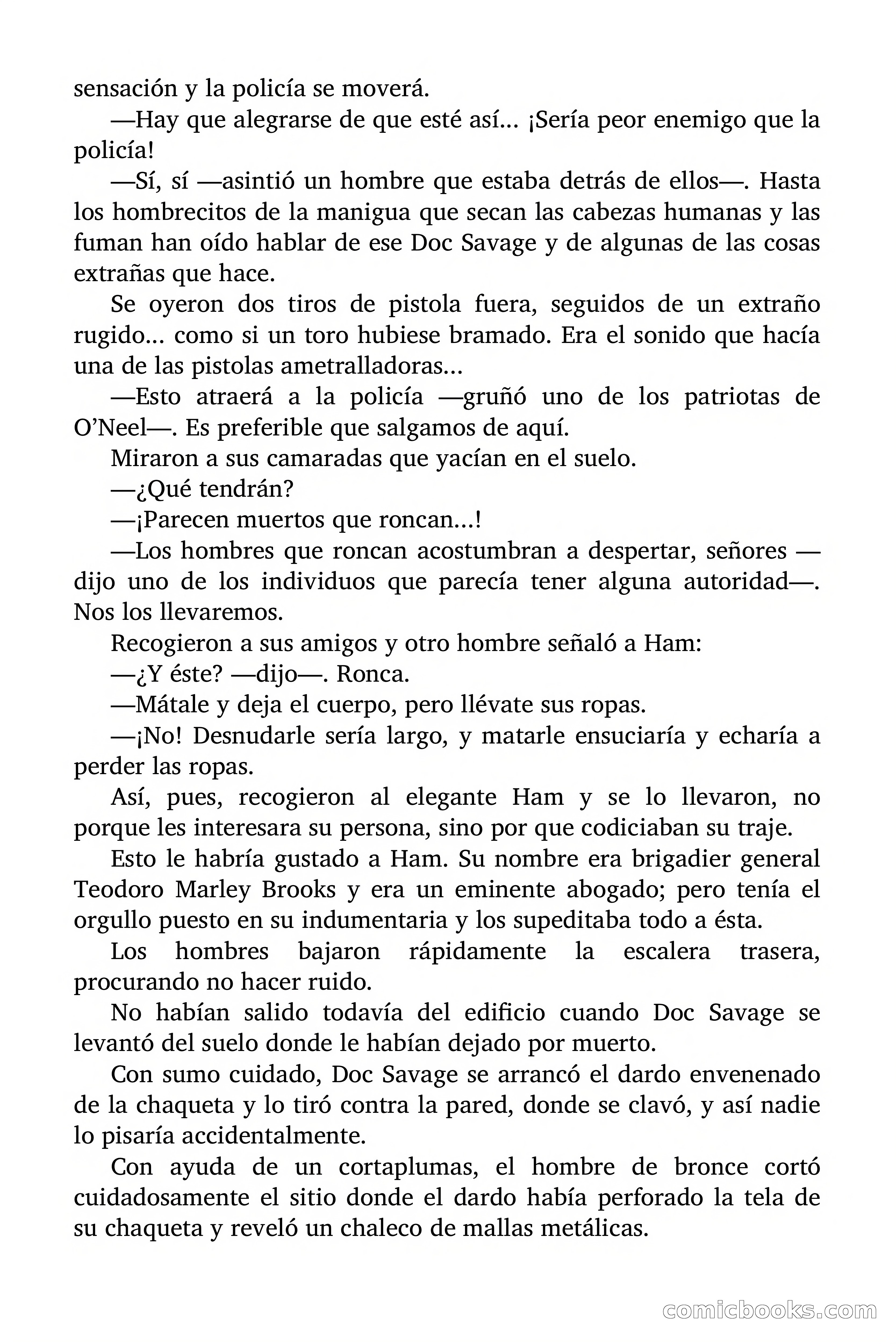 Doc Savage: El secreto de Klantic — page 38 of 140