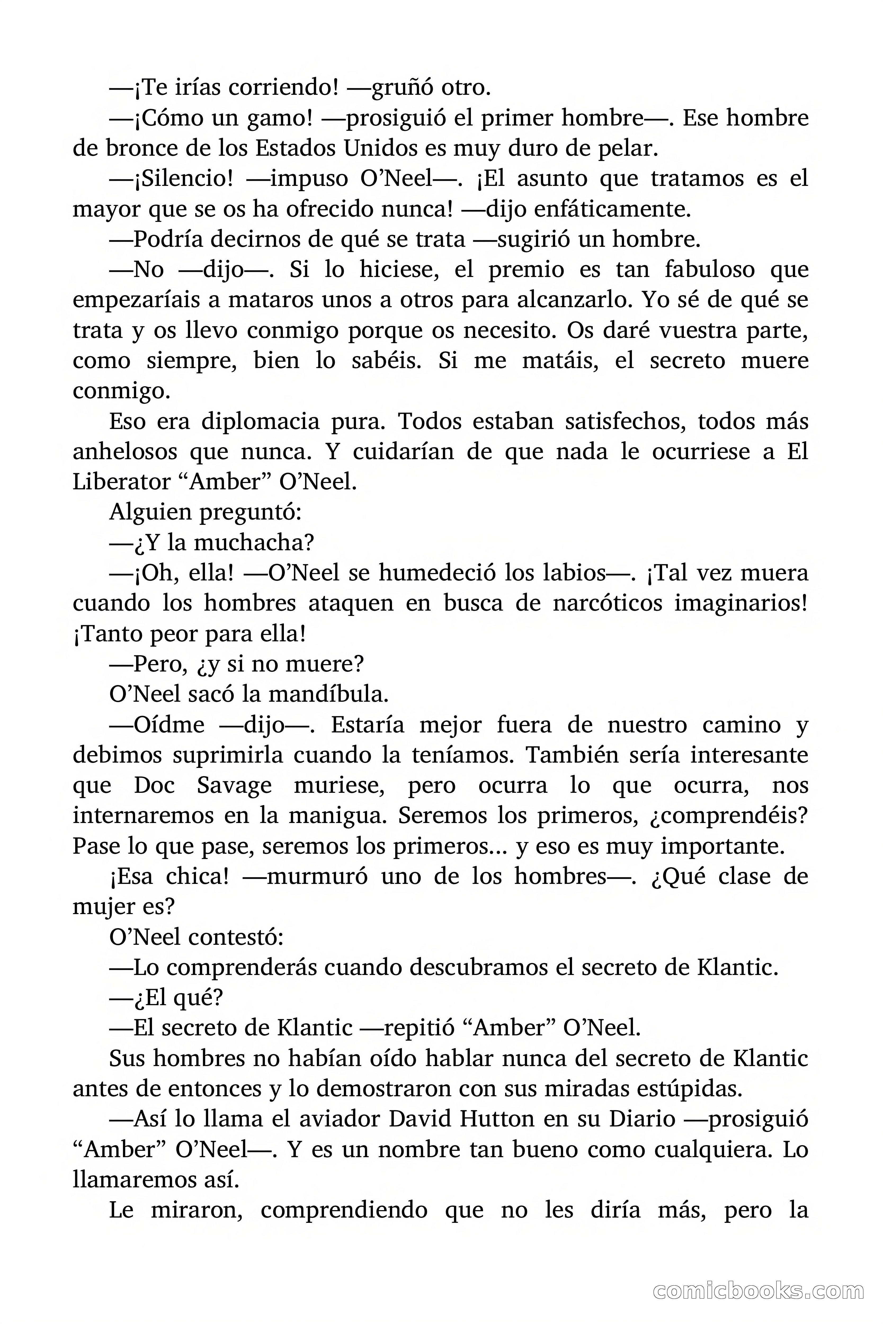 Doc Savage: El secreto de Klantic — page 51 of 140