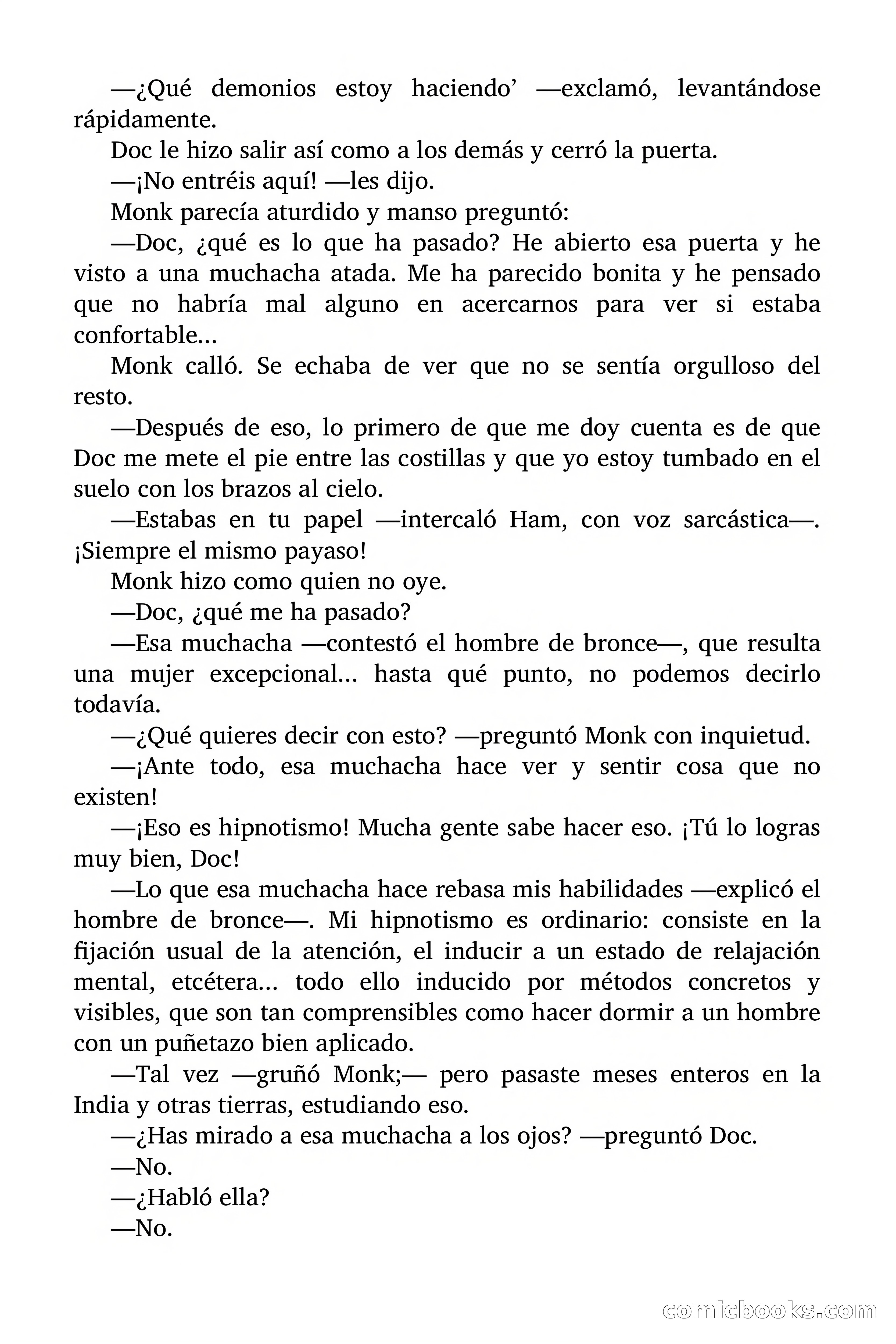 Doc Savage: El secreto de Klantic — page 55 of 140