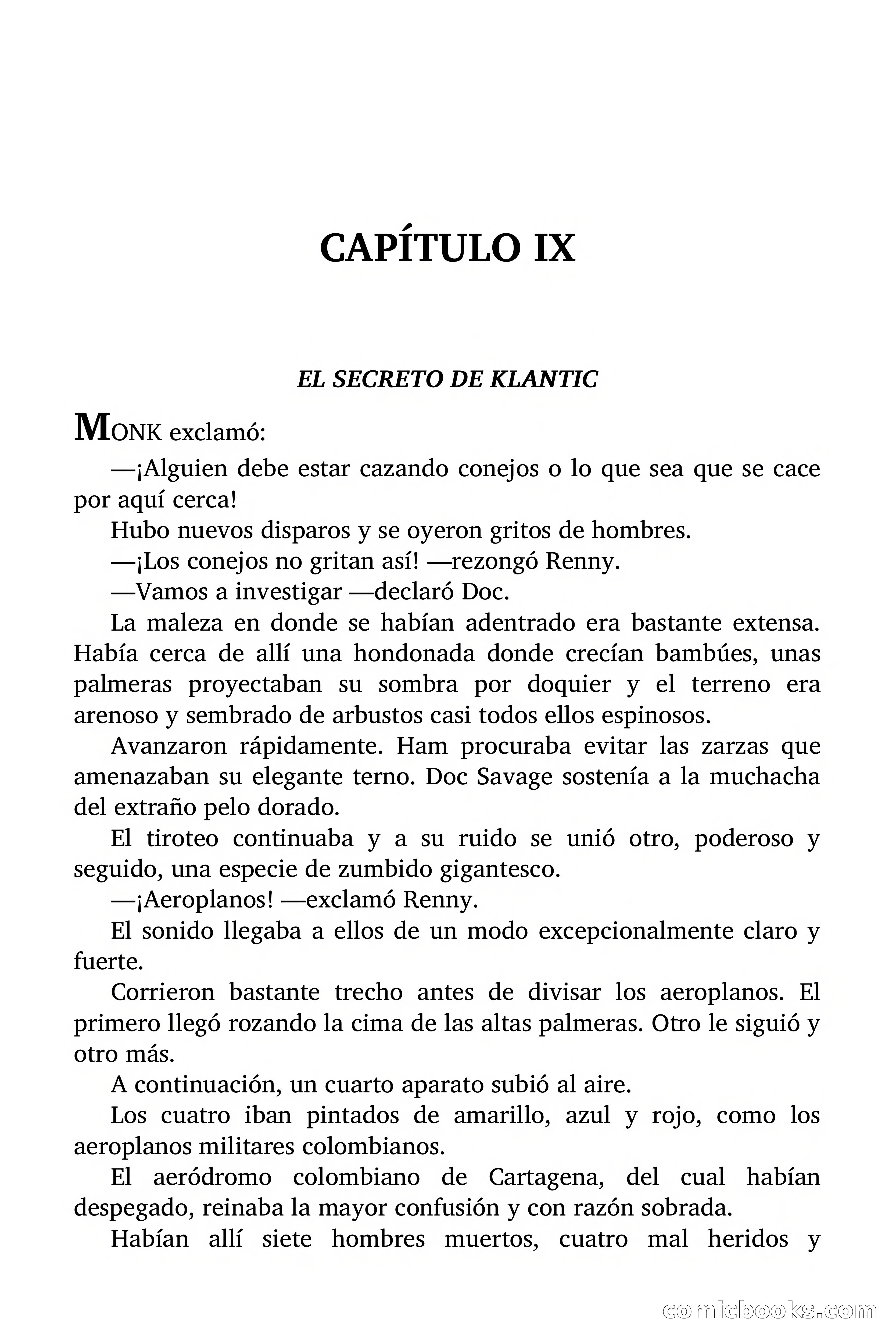 Doc Savage: El secreto de Klantic — page 61 of 140