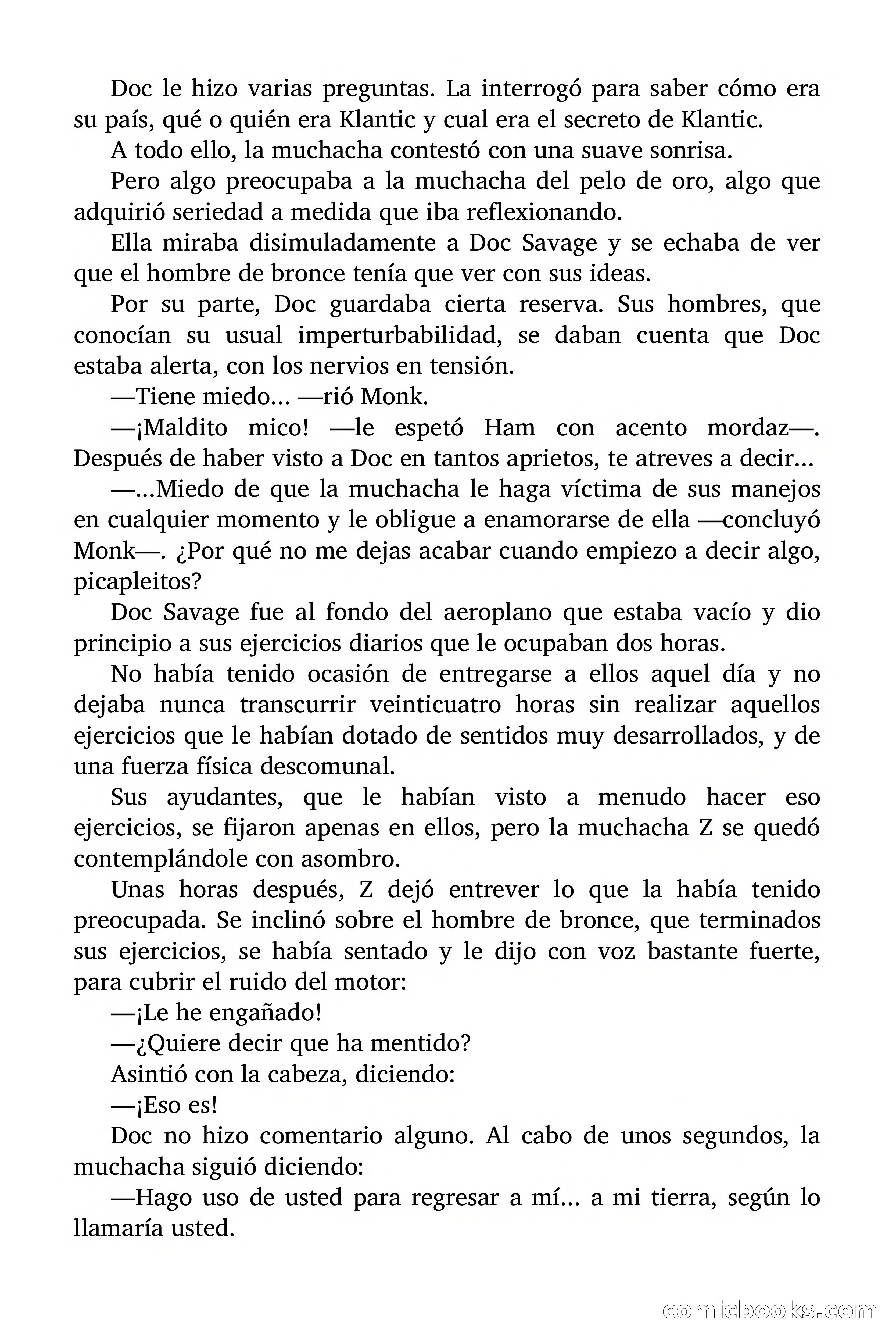 Doc Savage: El secreto de Klantic — page 76 of 140