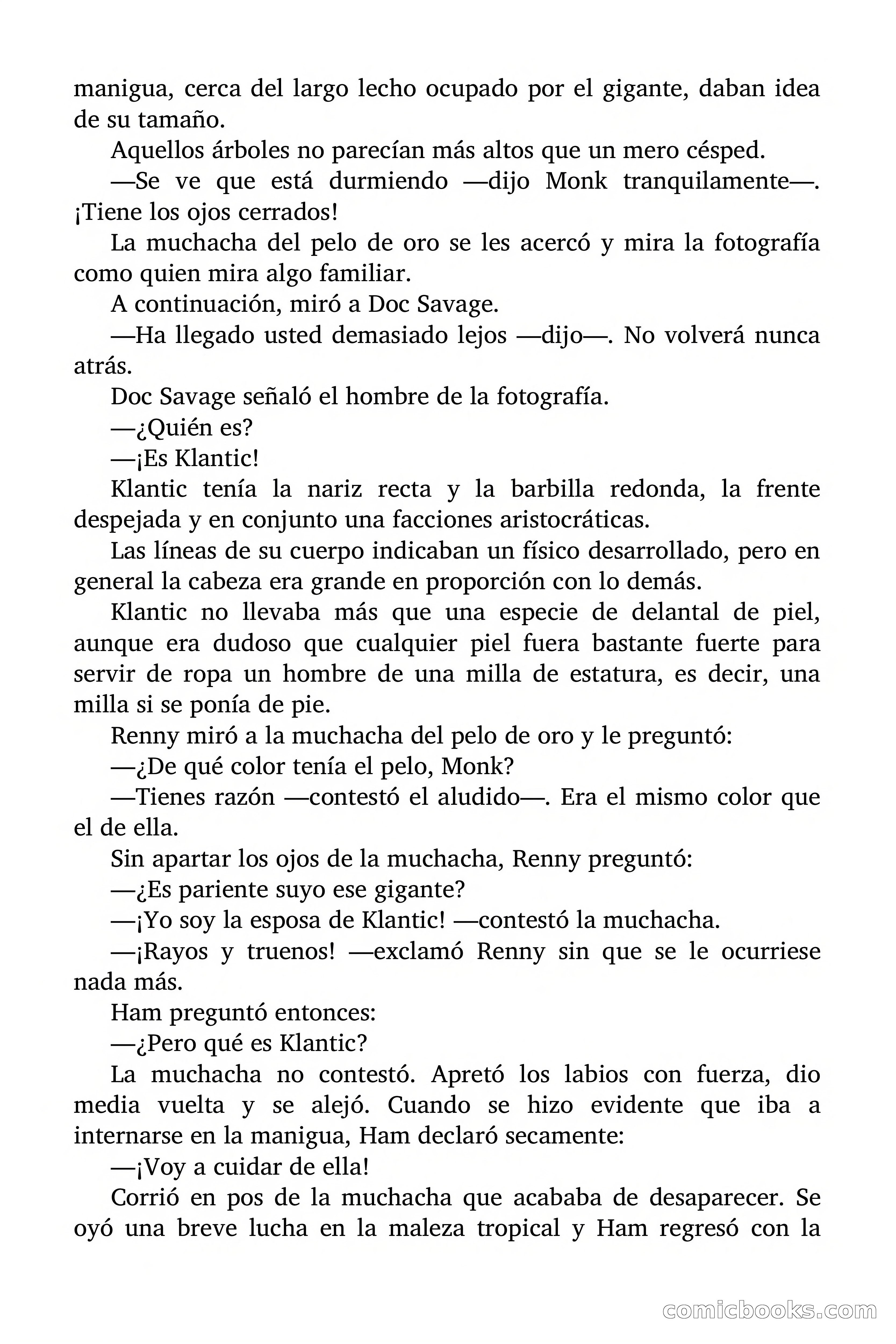 Doc Savage: El secreto de Klantic — page 89 of 140