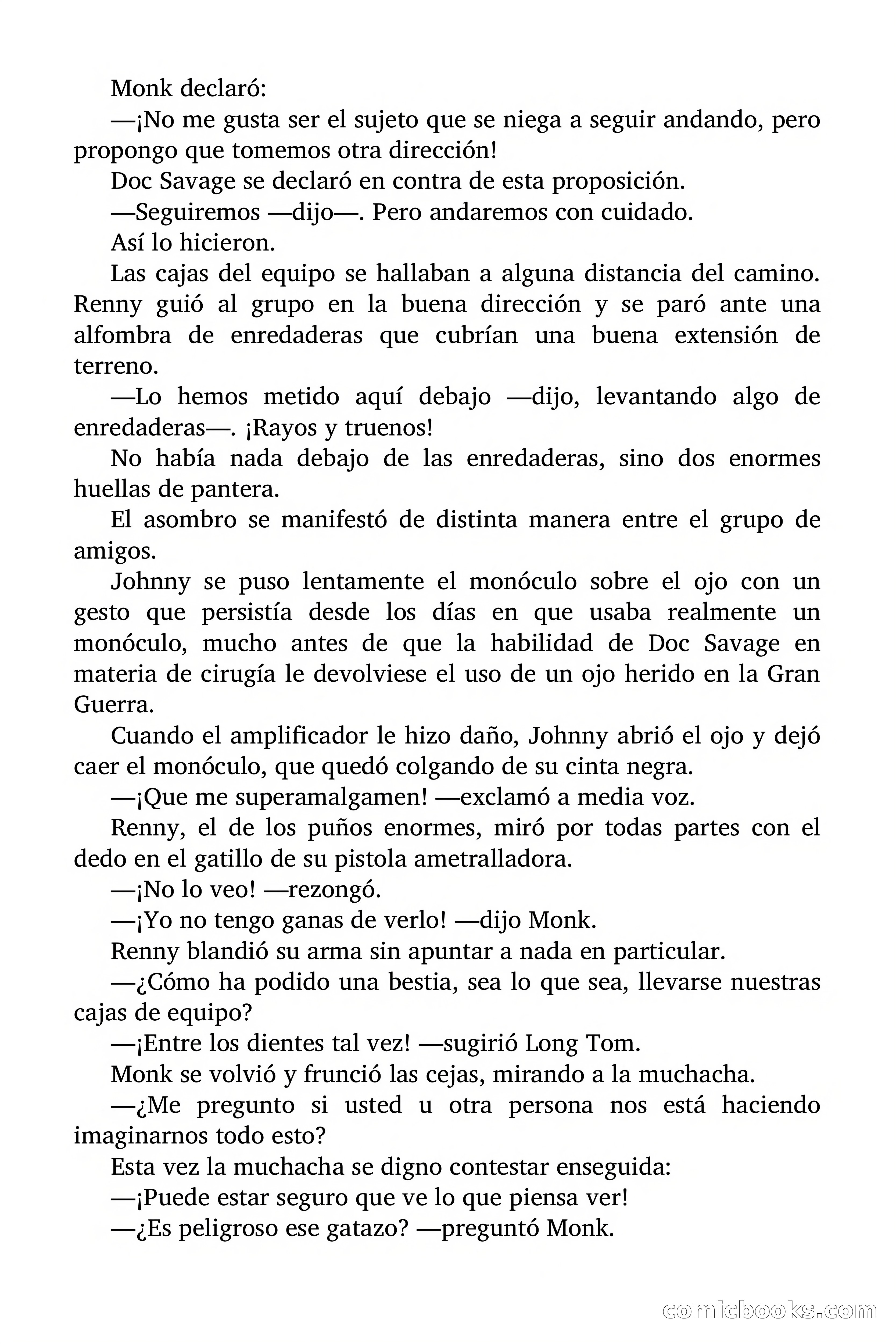 Doc Savage: El secreto de Klantic — page 97 of 140