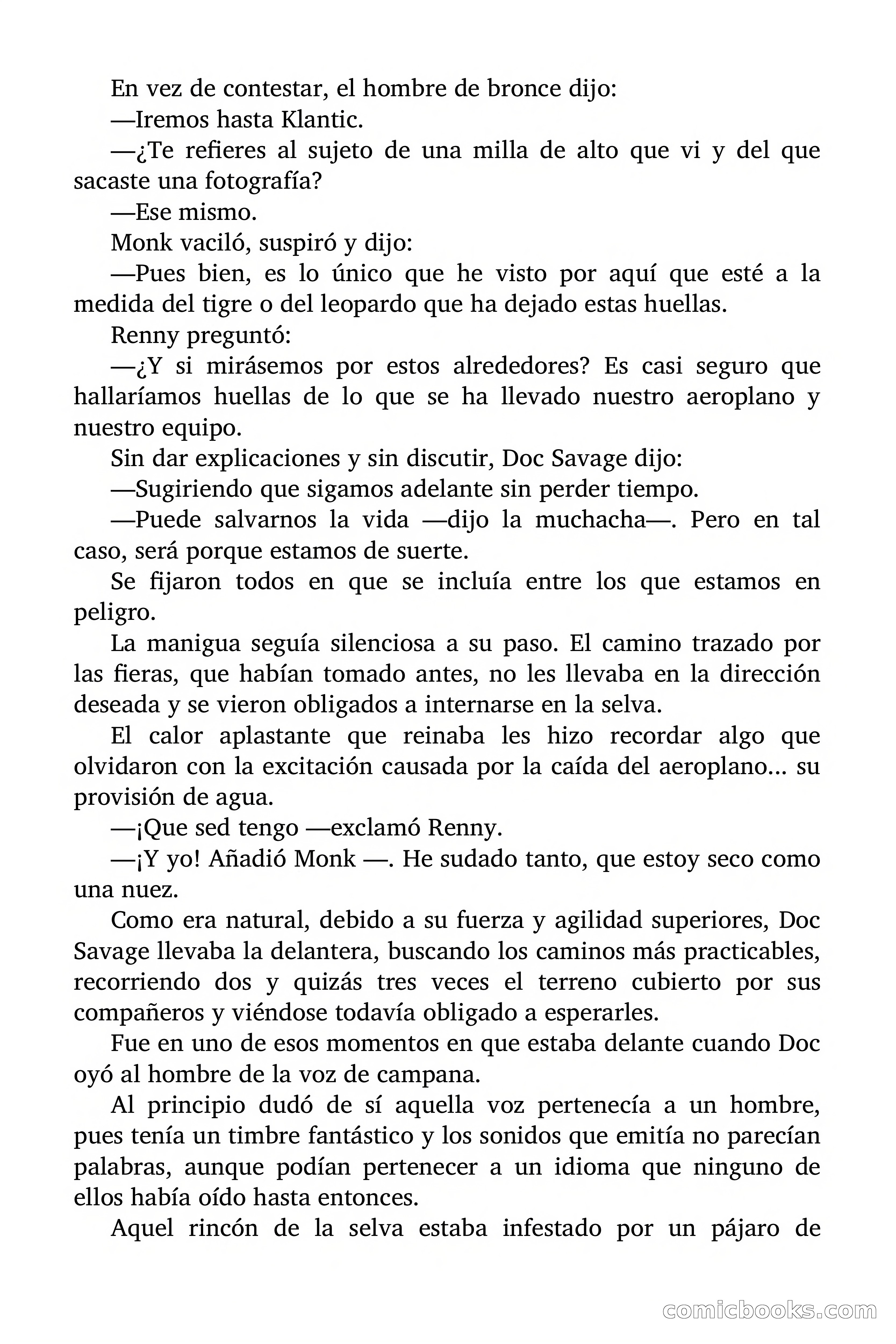Doc Savage: El secreto de Klantic — page 99 of 140