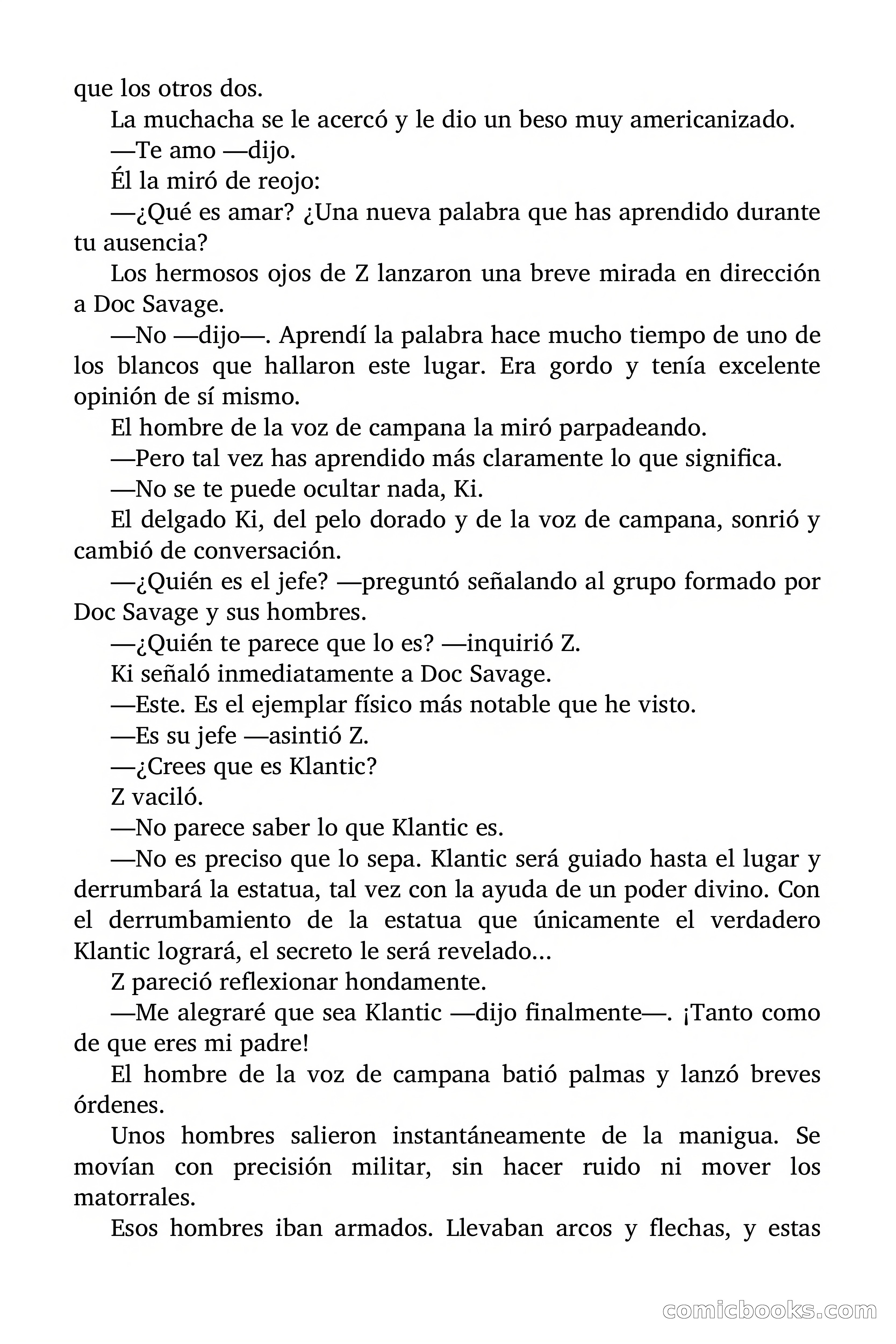 Doc Savage: El secreto de Klantic — page 103 of 140