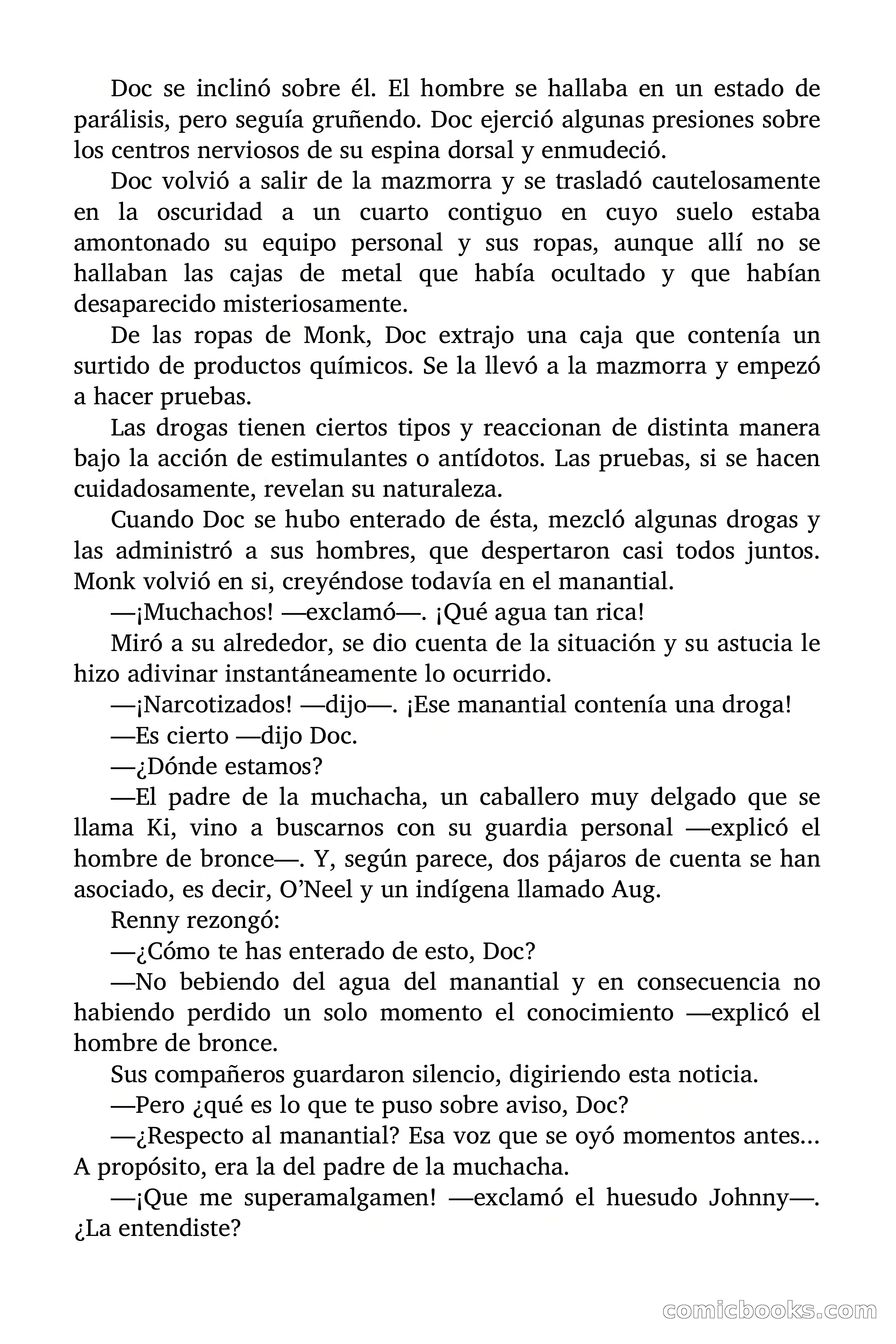 Doc Savage: El secreto de Klantic — page 110 of 140