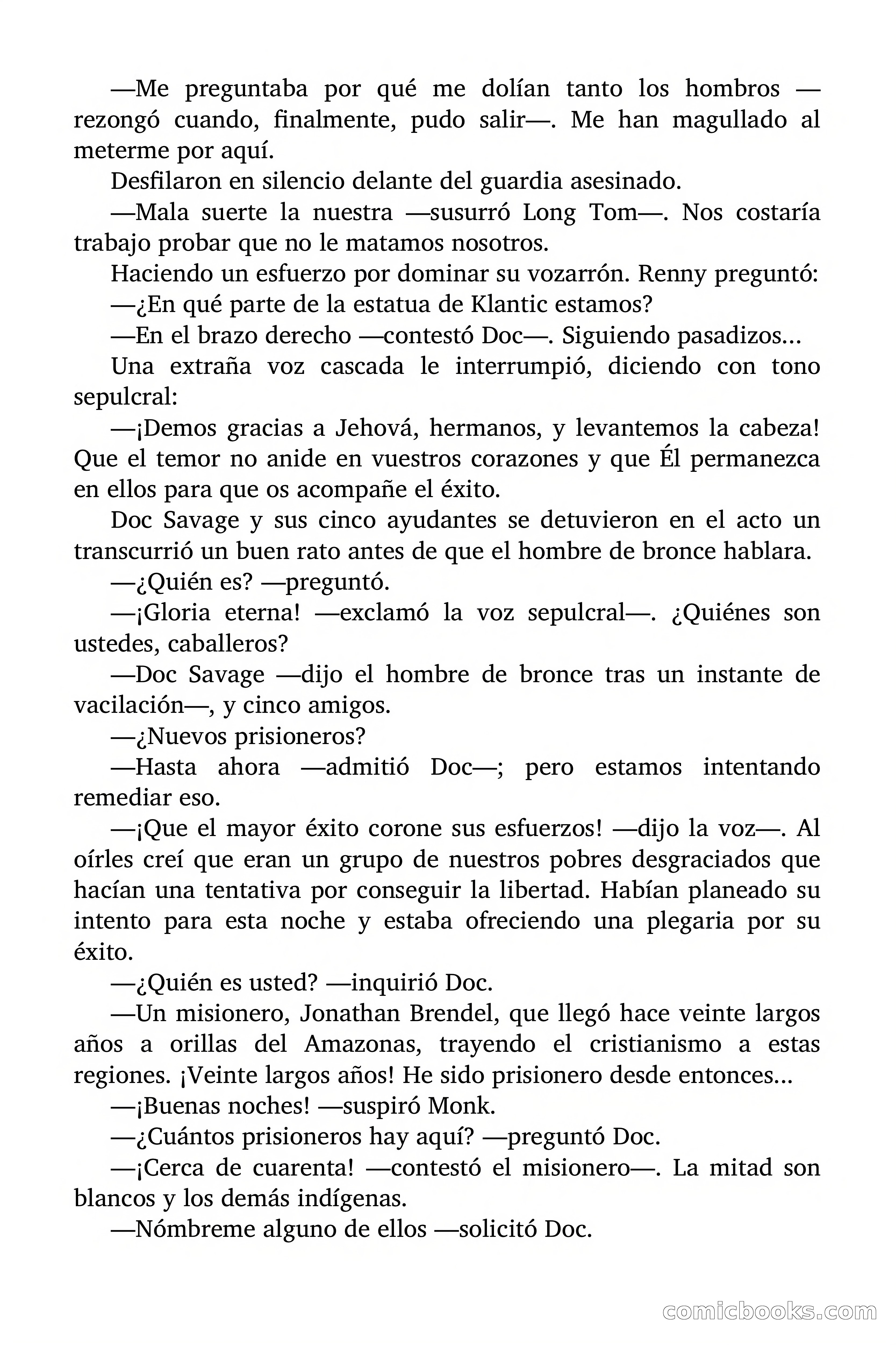 Doc Savage: El secreto de Klantic — page 112 of 140