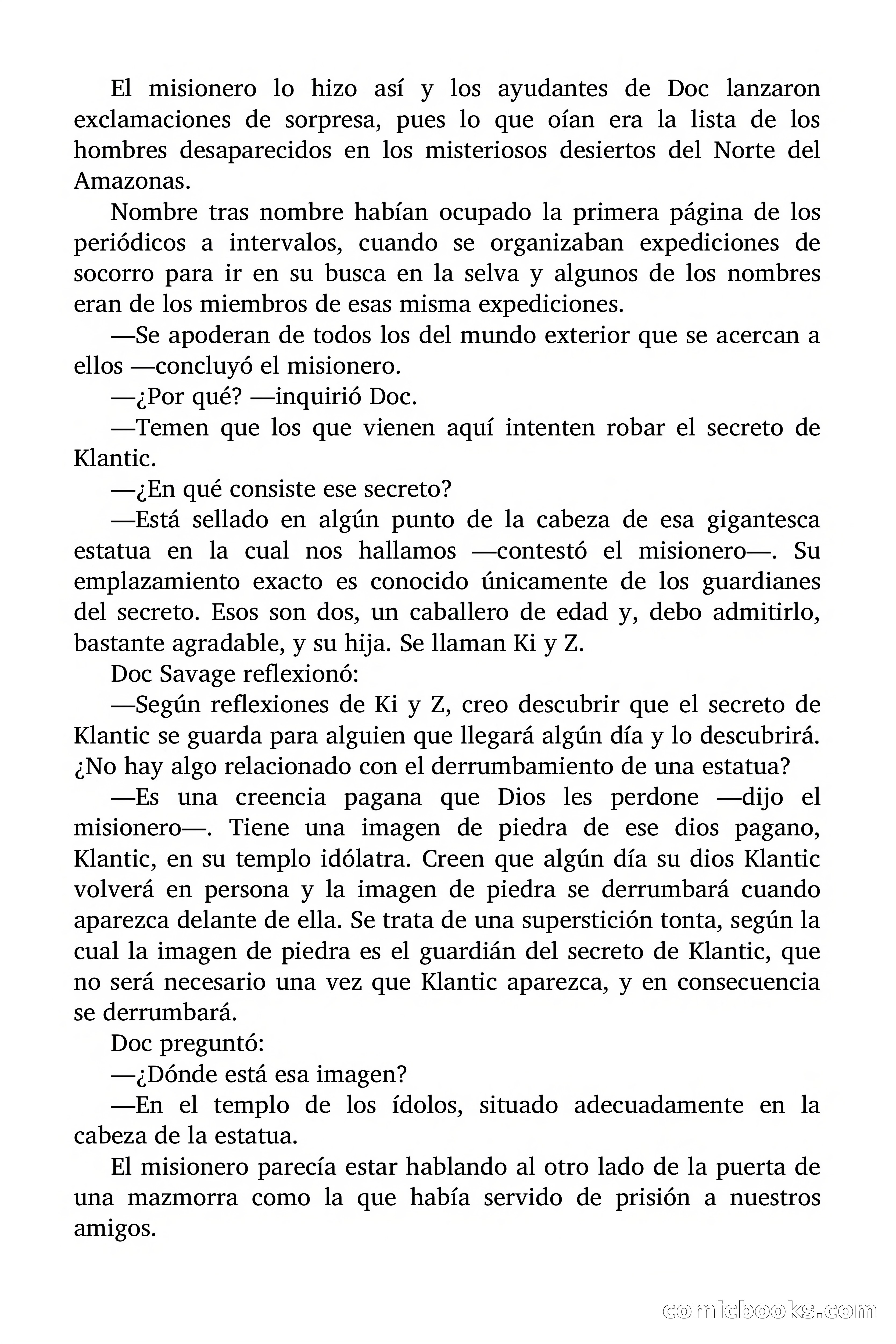 Doc Savage: El secreto de Klantic — page 113 of 140