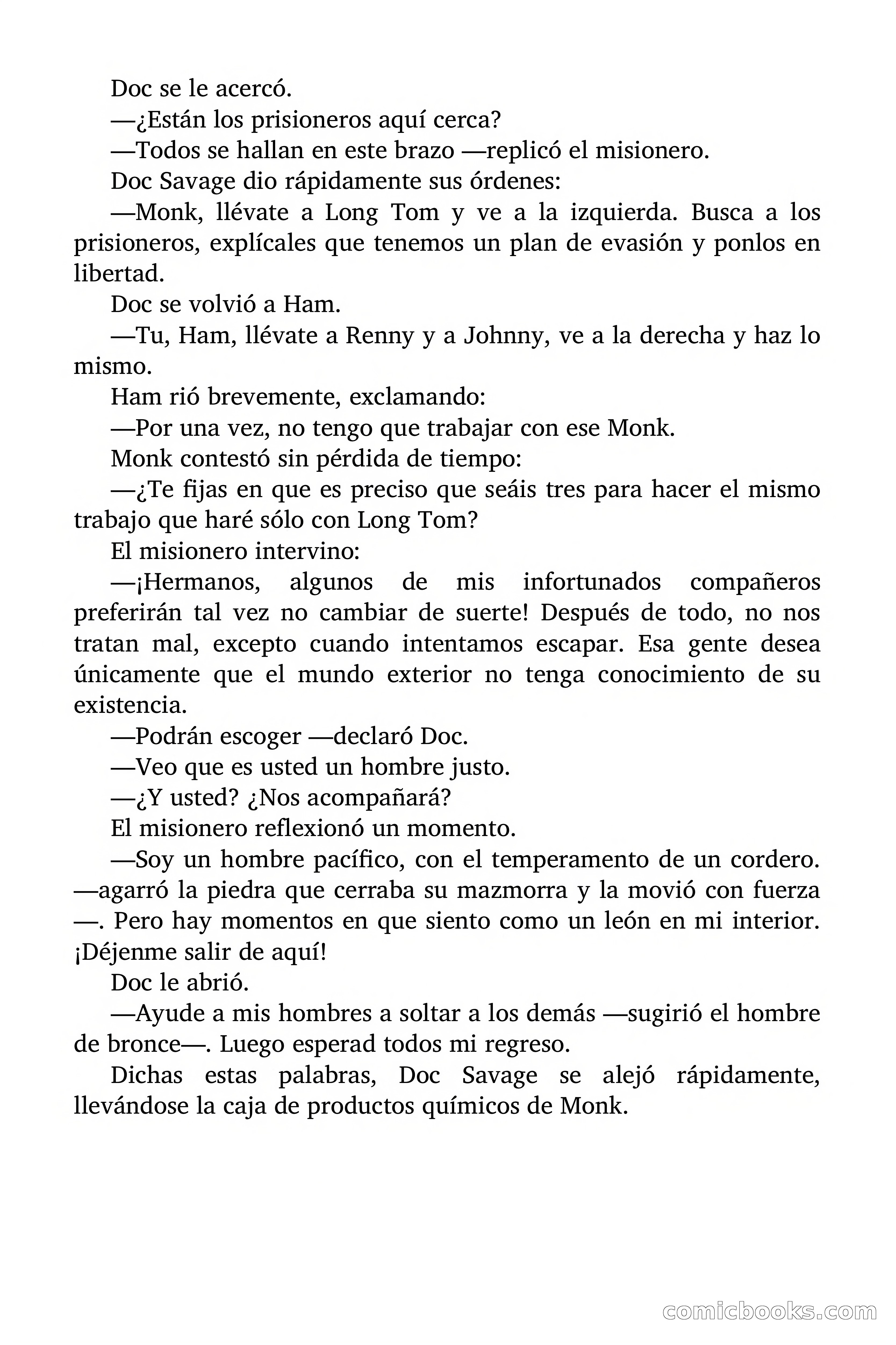 Doc Savage: El secreto de Klantic — page 114 of 140
