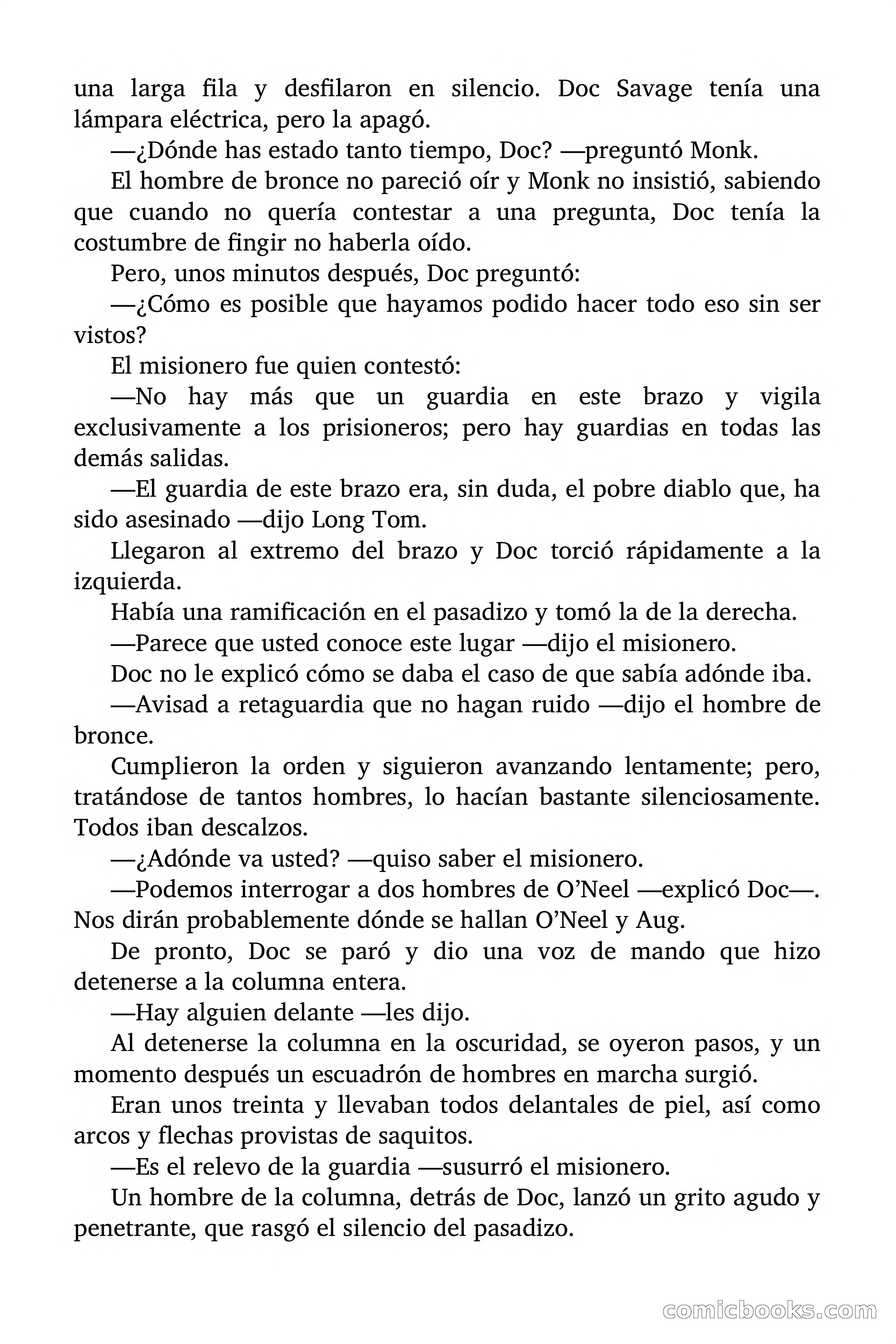 Doc Savage: El secreto de Klantic — page 116 of 140