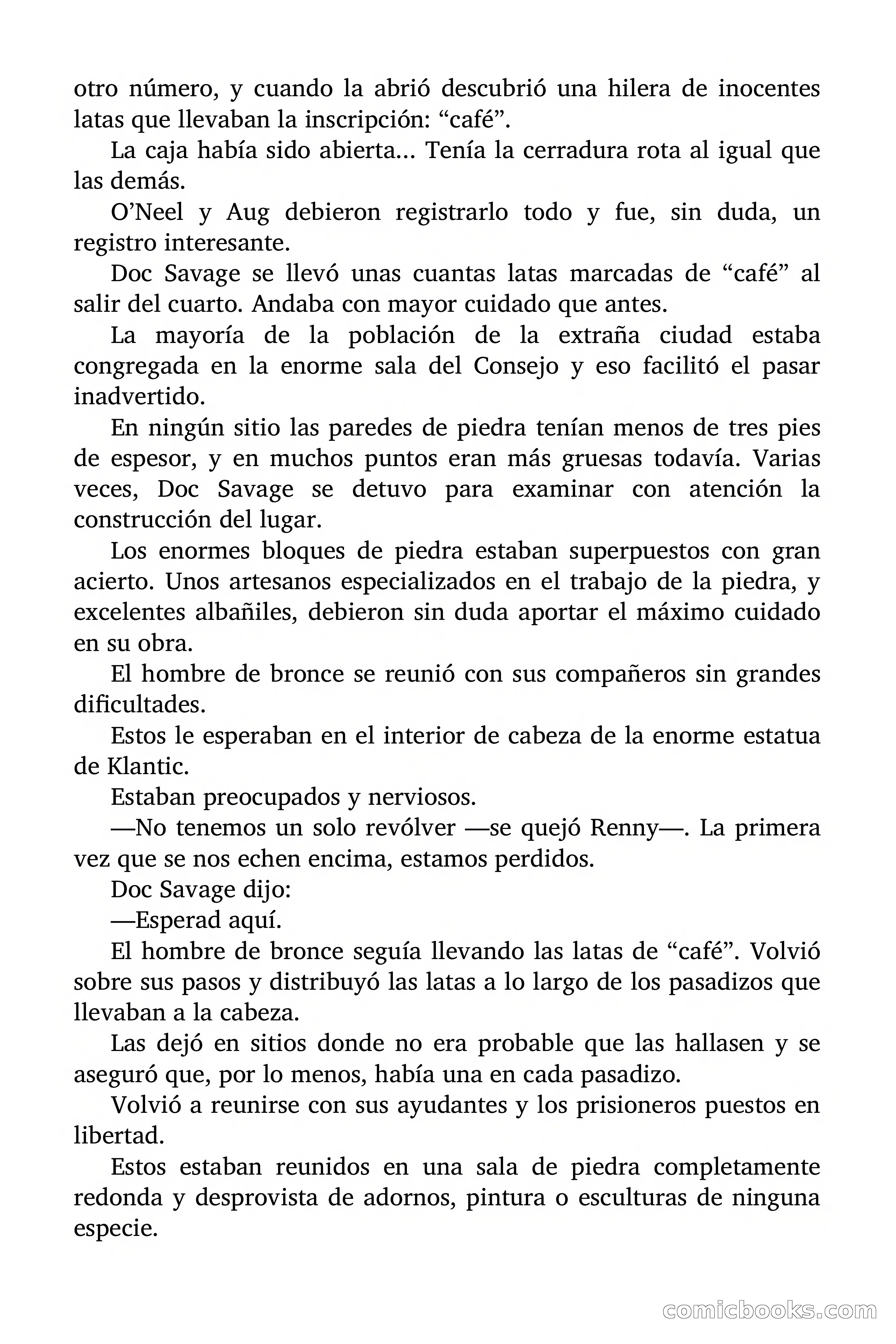 Doc Savage: El secreto de Klantic — page 123 of 140