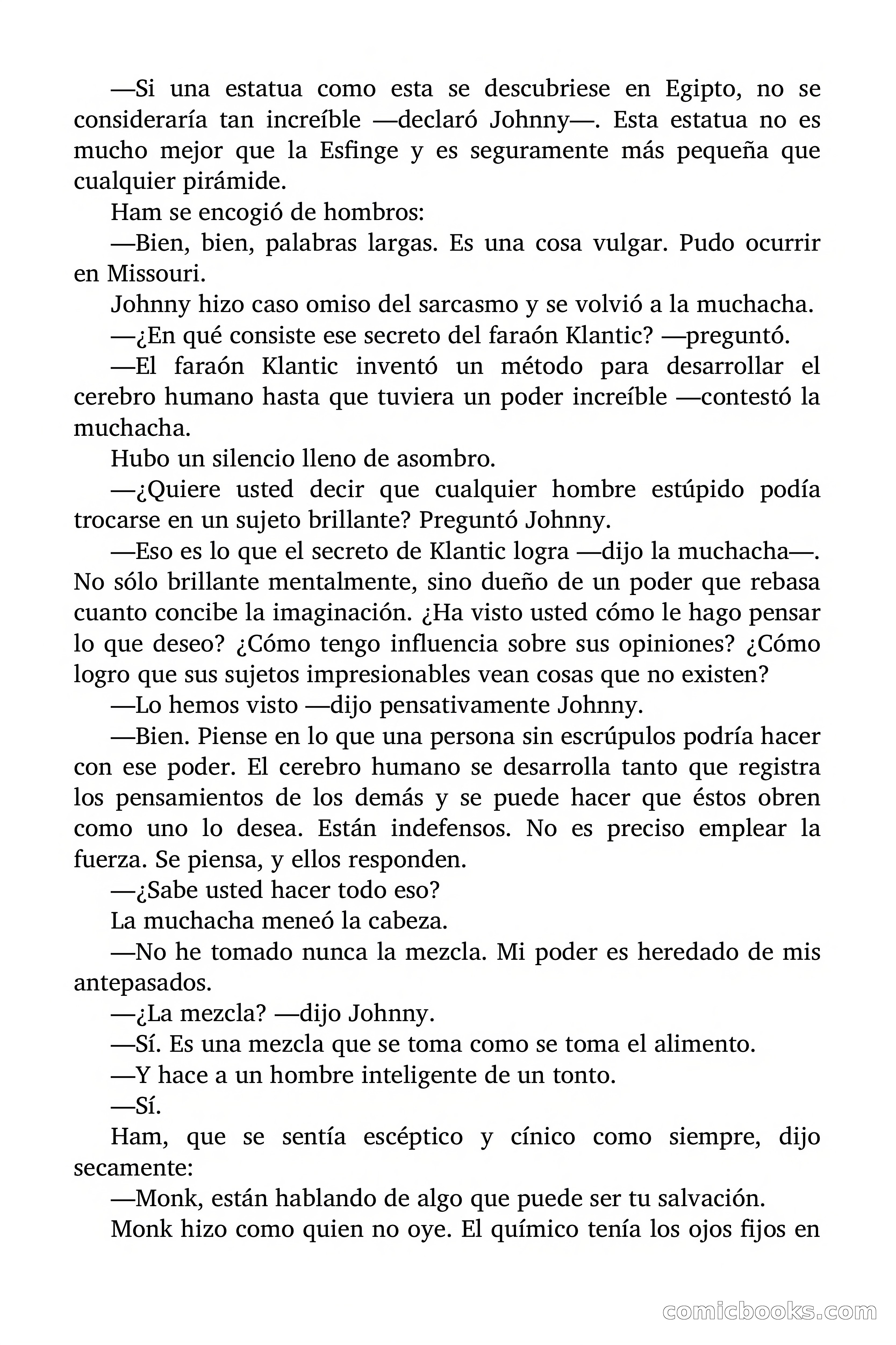 Doc Savage: El secreto de Klantic — page 130 of 140