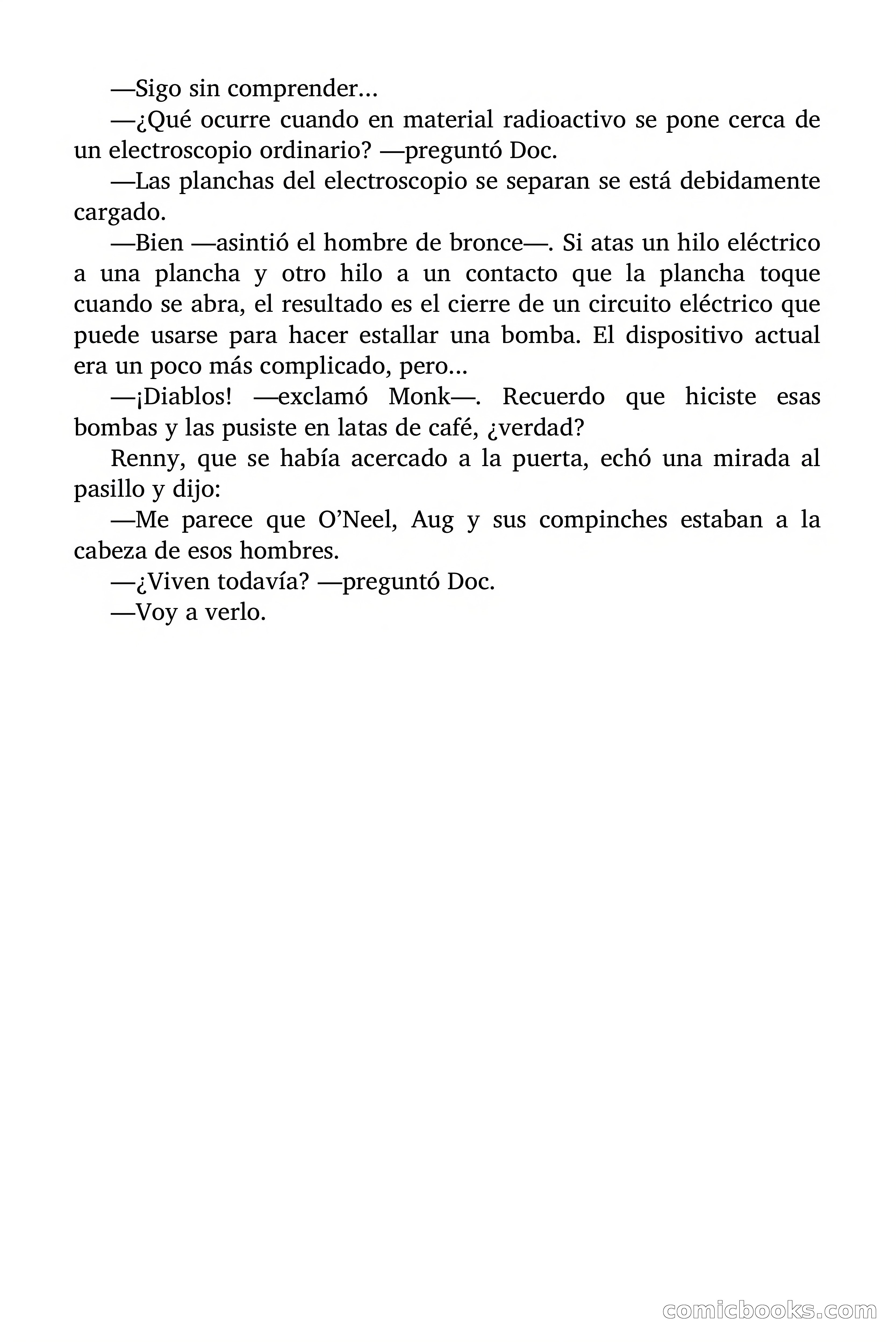 Doc Savage: El secreto de Klantic — page 133 of 140