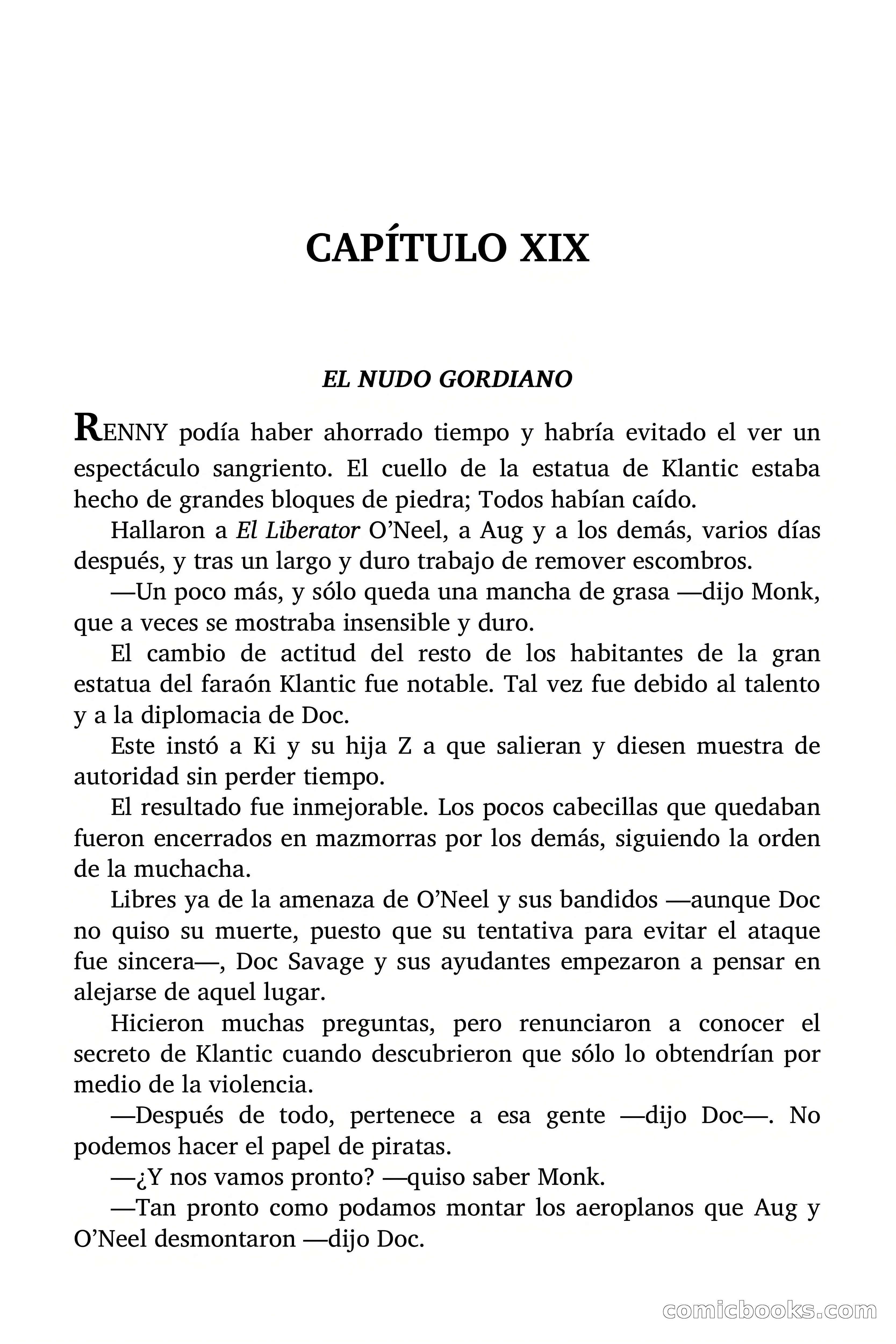 Doc Savage: El secreto de Klantic — page 134 of 140