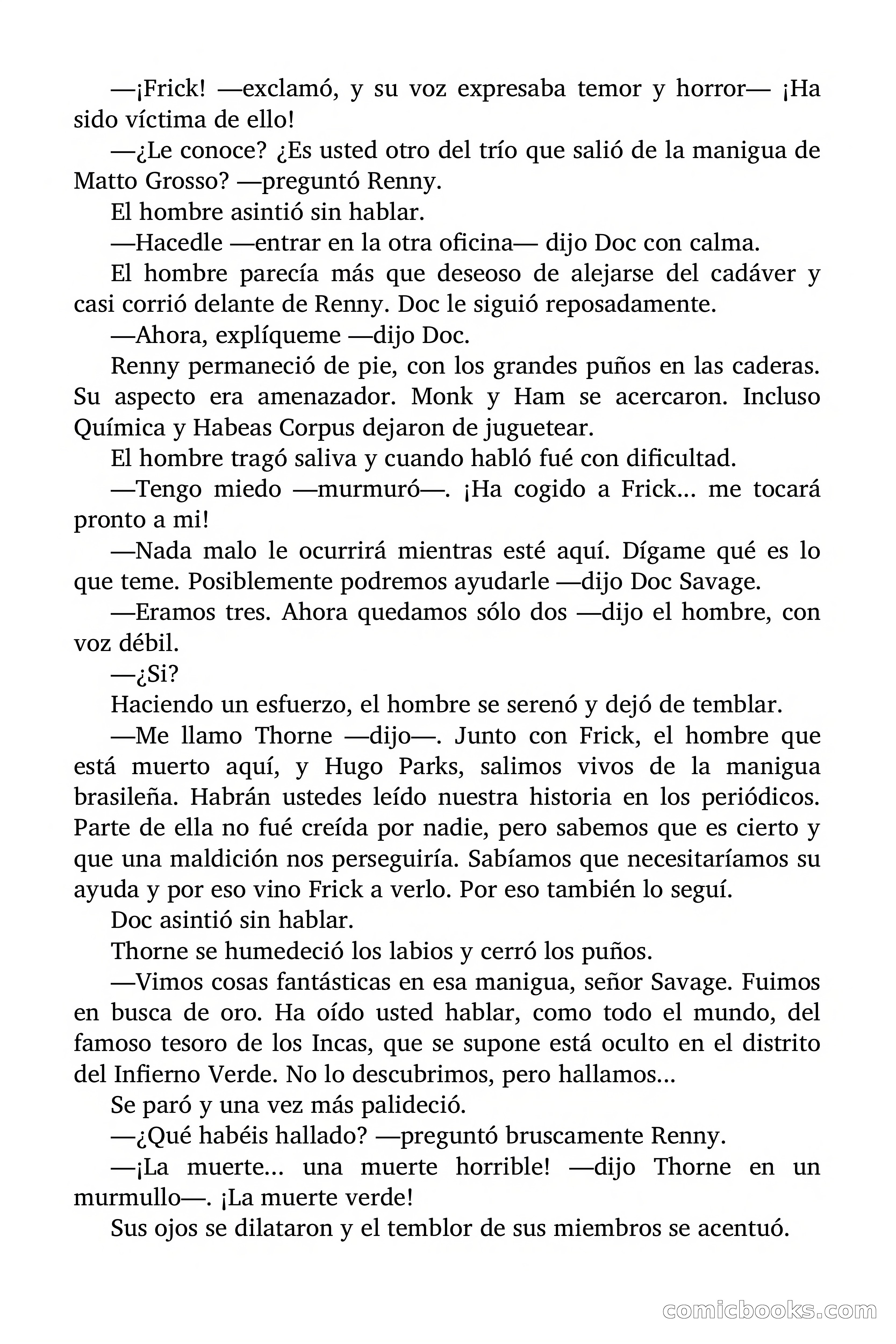 Doc Savage: La Muerte Verde — page 16 of 139