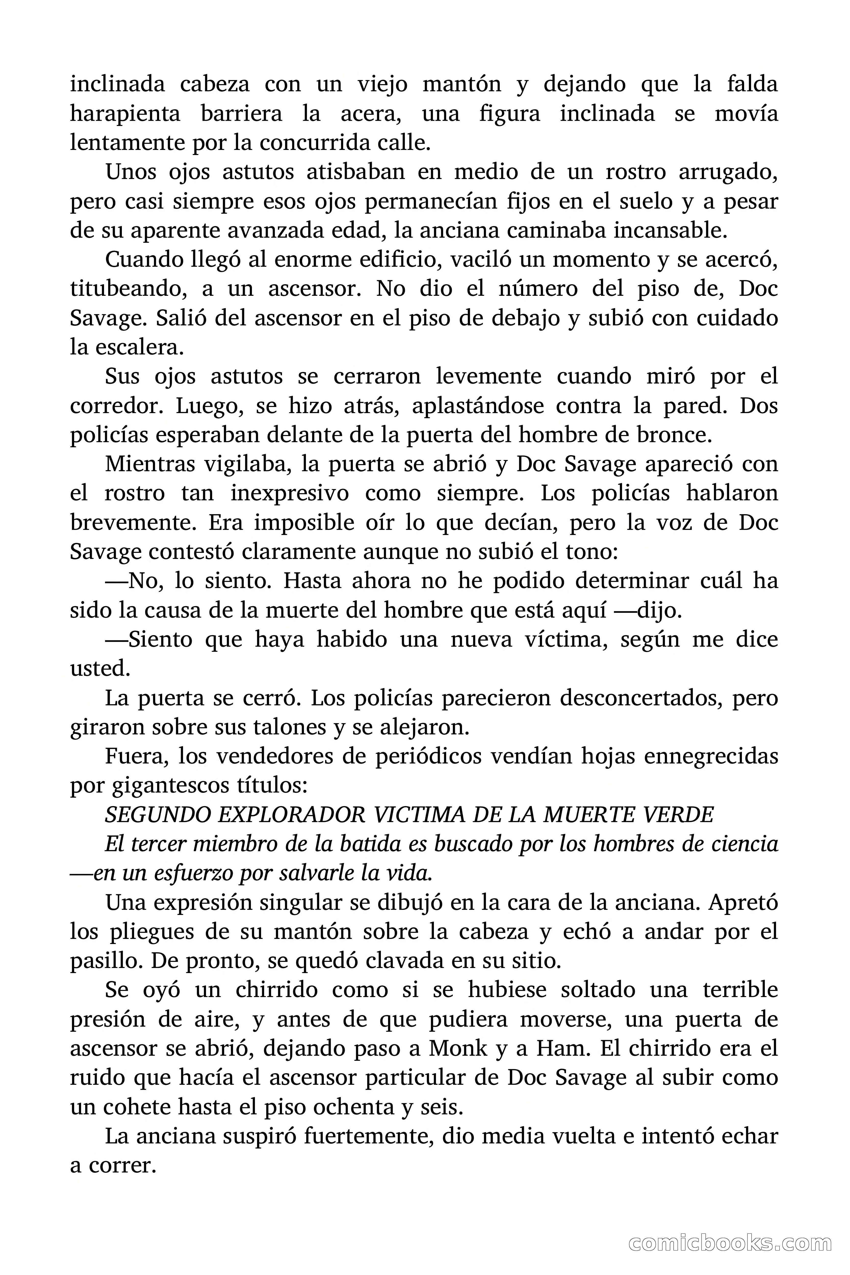 Doc Savage: La Muerte Verde — page 30 of 139