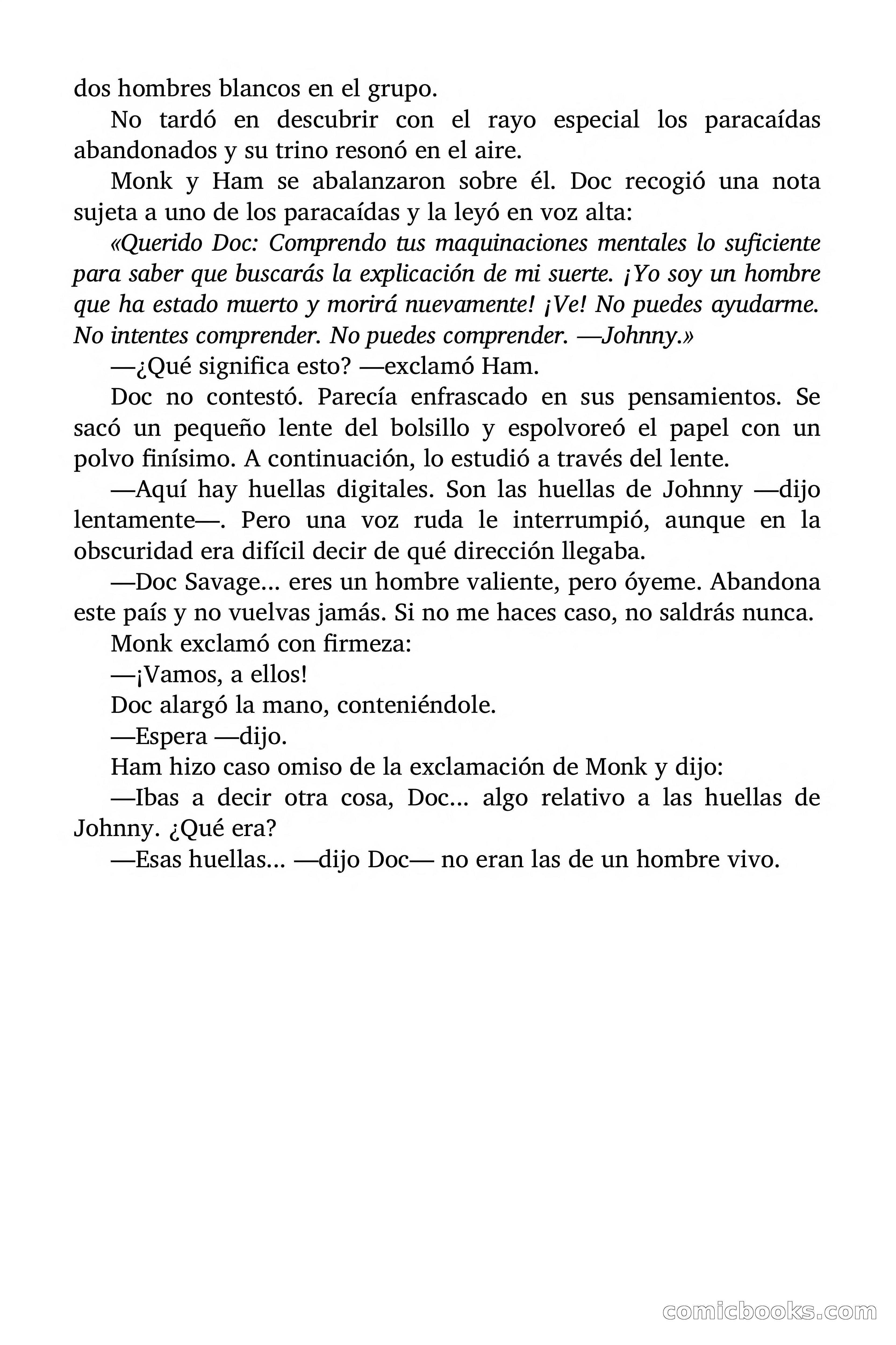 Doc Savage: La Muerte Verde — page 64 of 139