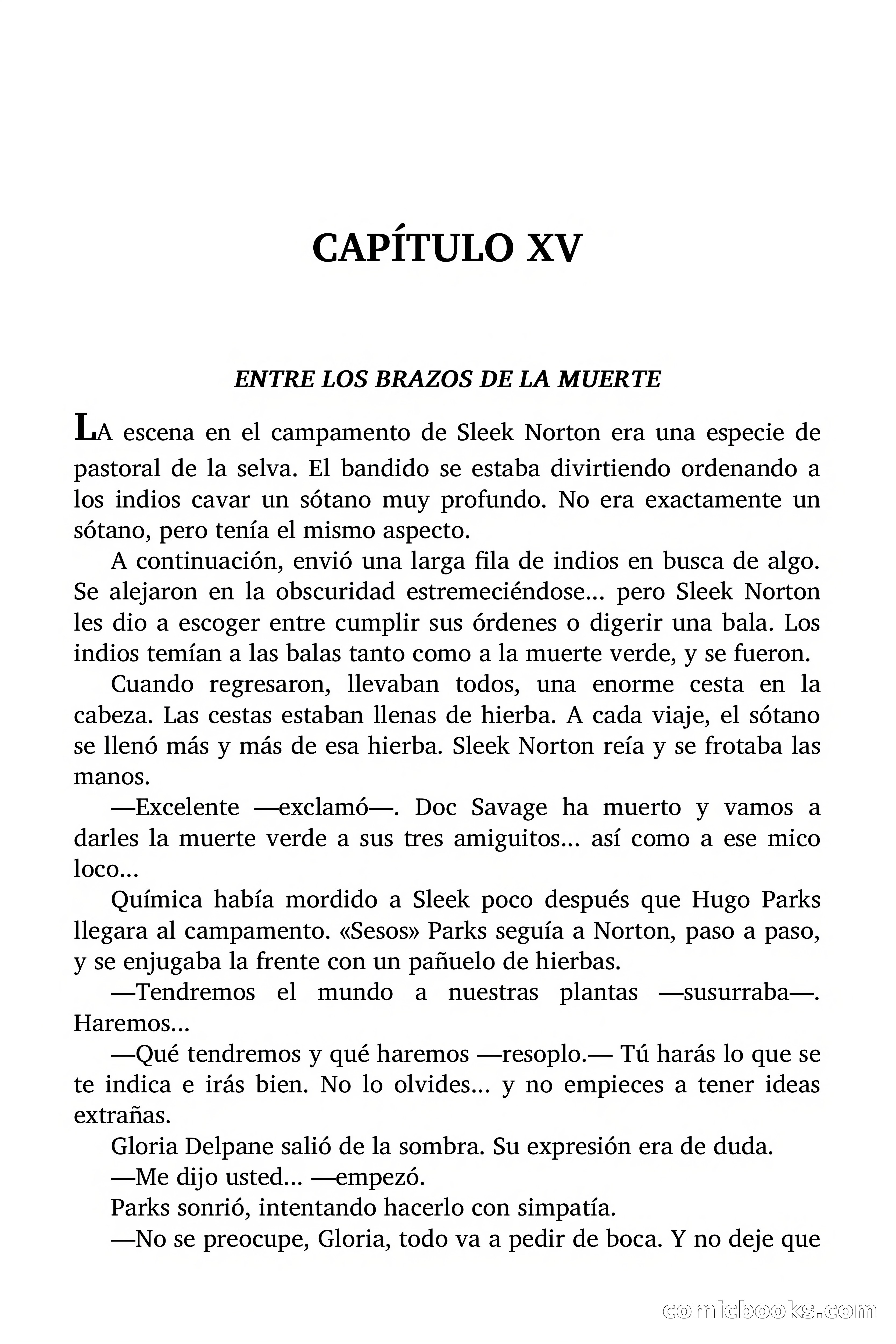 Doc Savage: La Muerte Verde — page 100 of 139