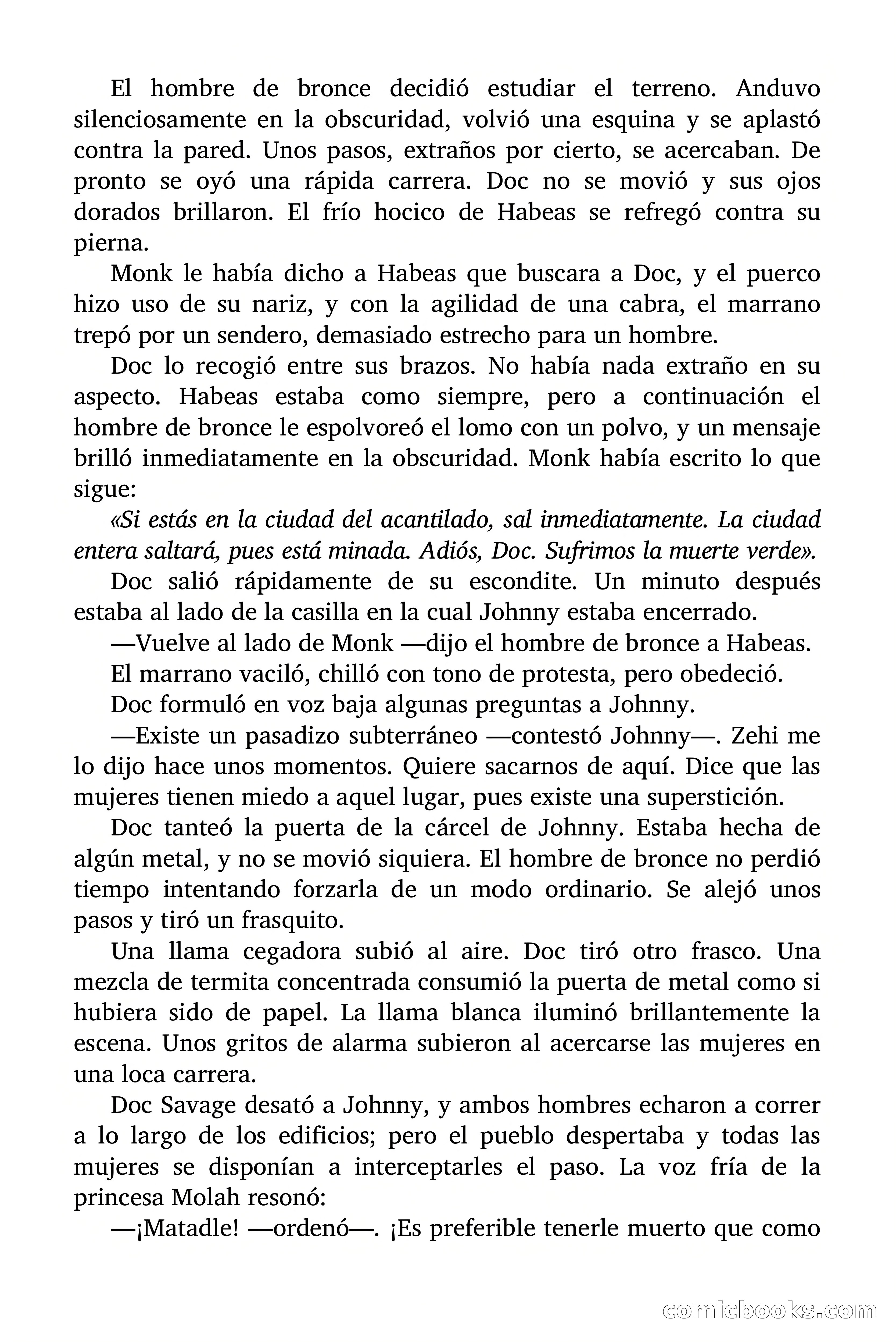 Doc Savage: La Muerte Verde — page 103 of 139