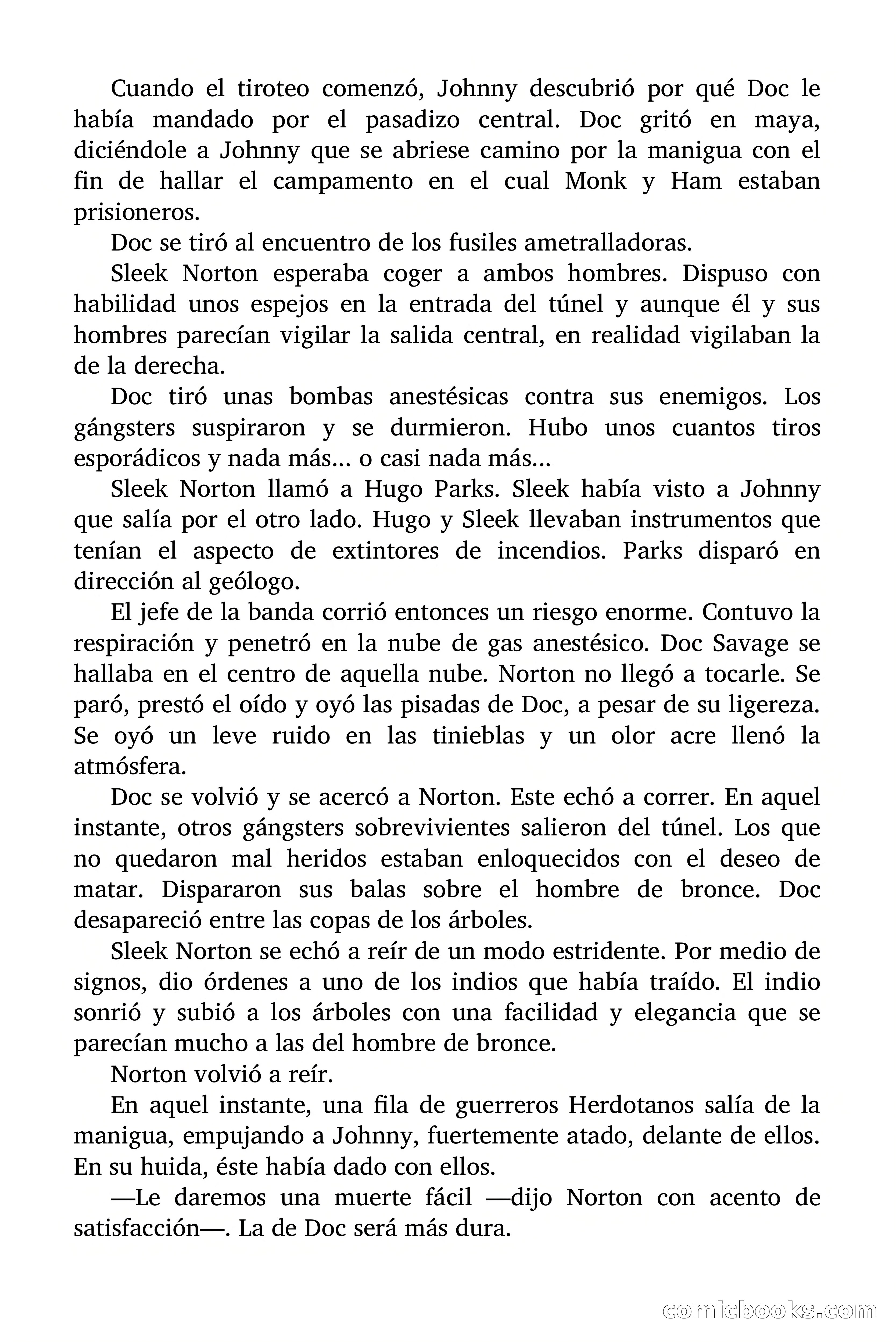Doc Savage: La Muerte Verde — page 116 of 139