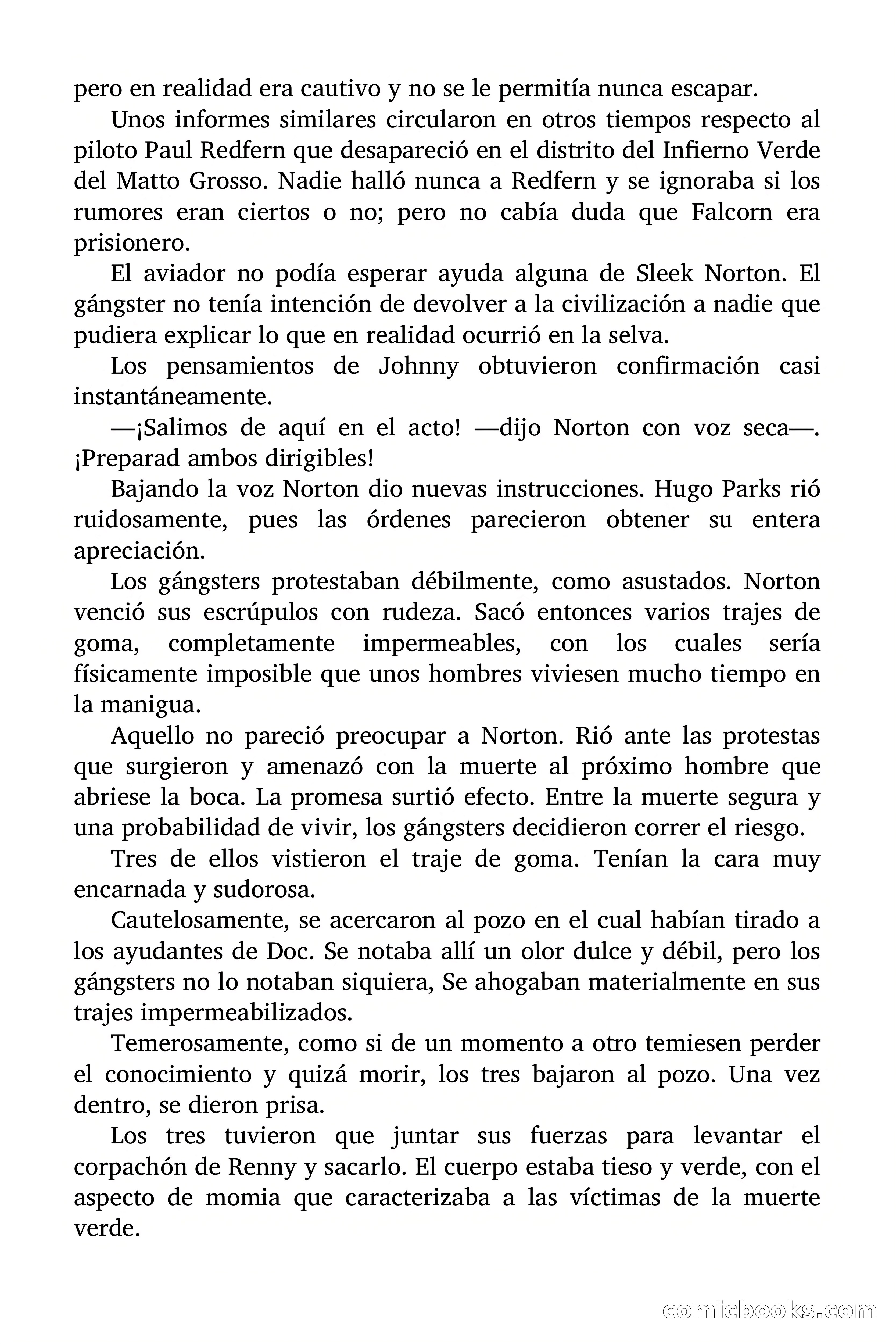 Doc Savage: La Muerte Verde — page 121 of 139