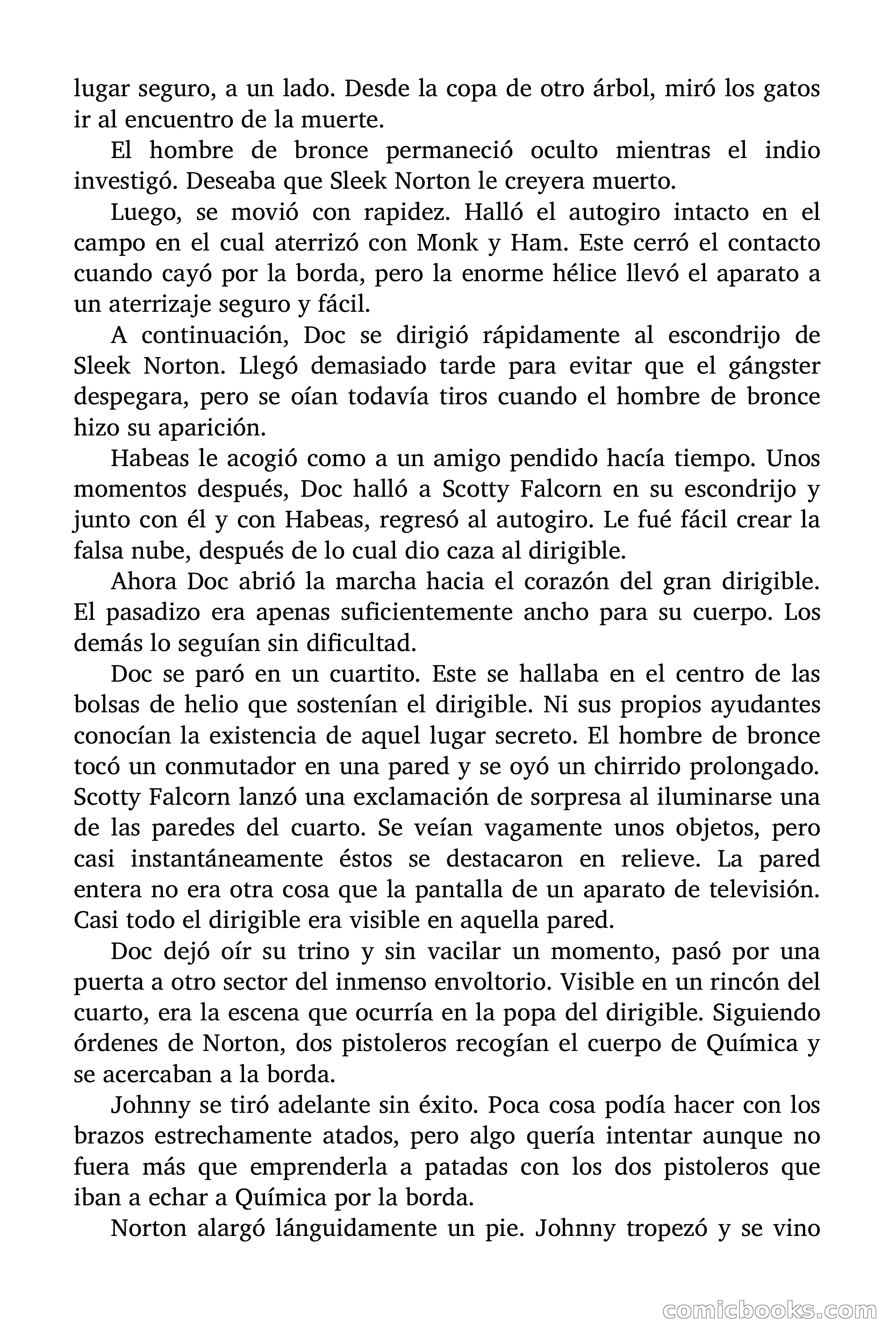 Doc Savage: La Muerte Verde — page 128 of 139
