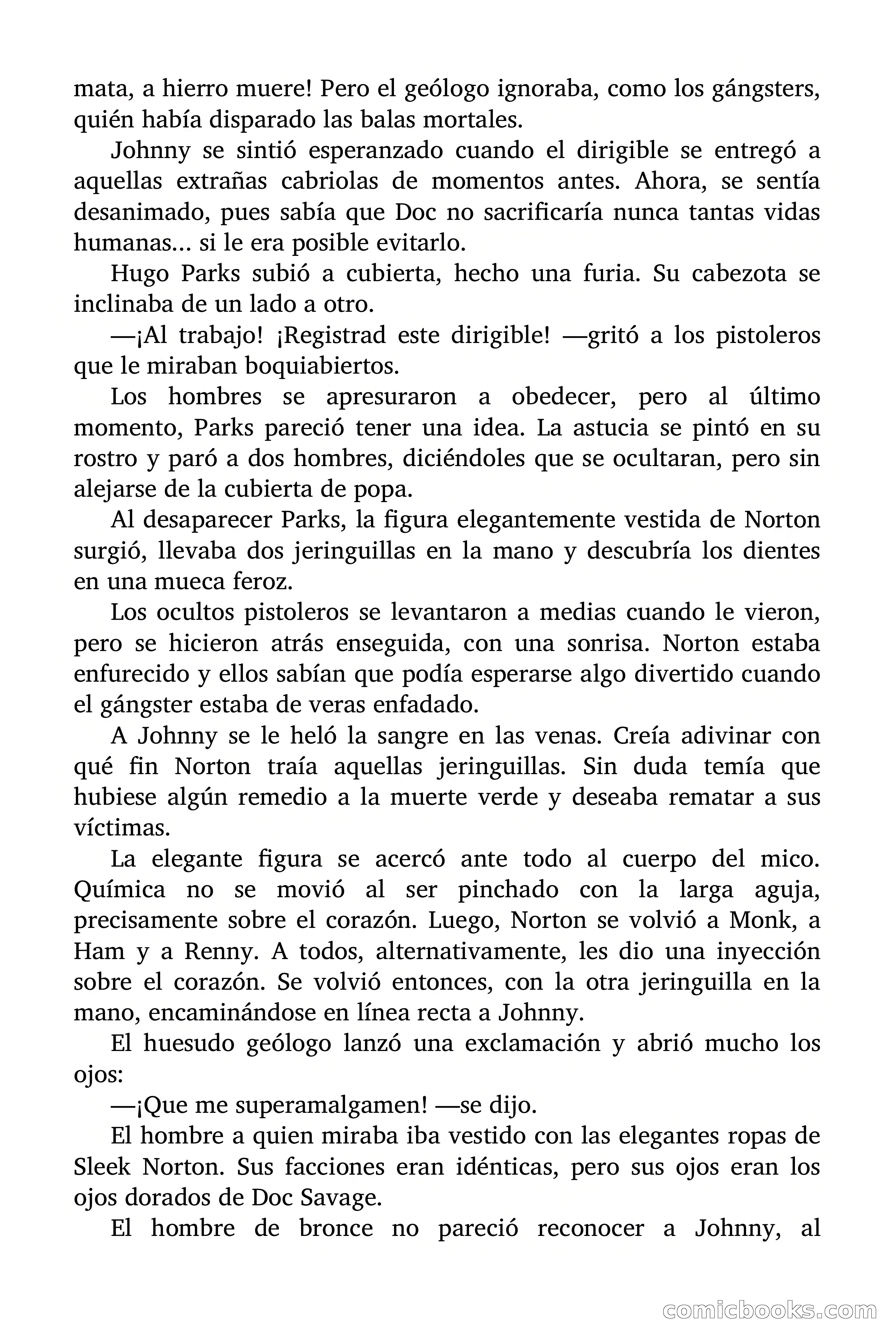 Doc Savage: La Muerte Verde — page 132 of 139