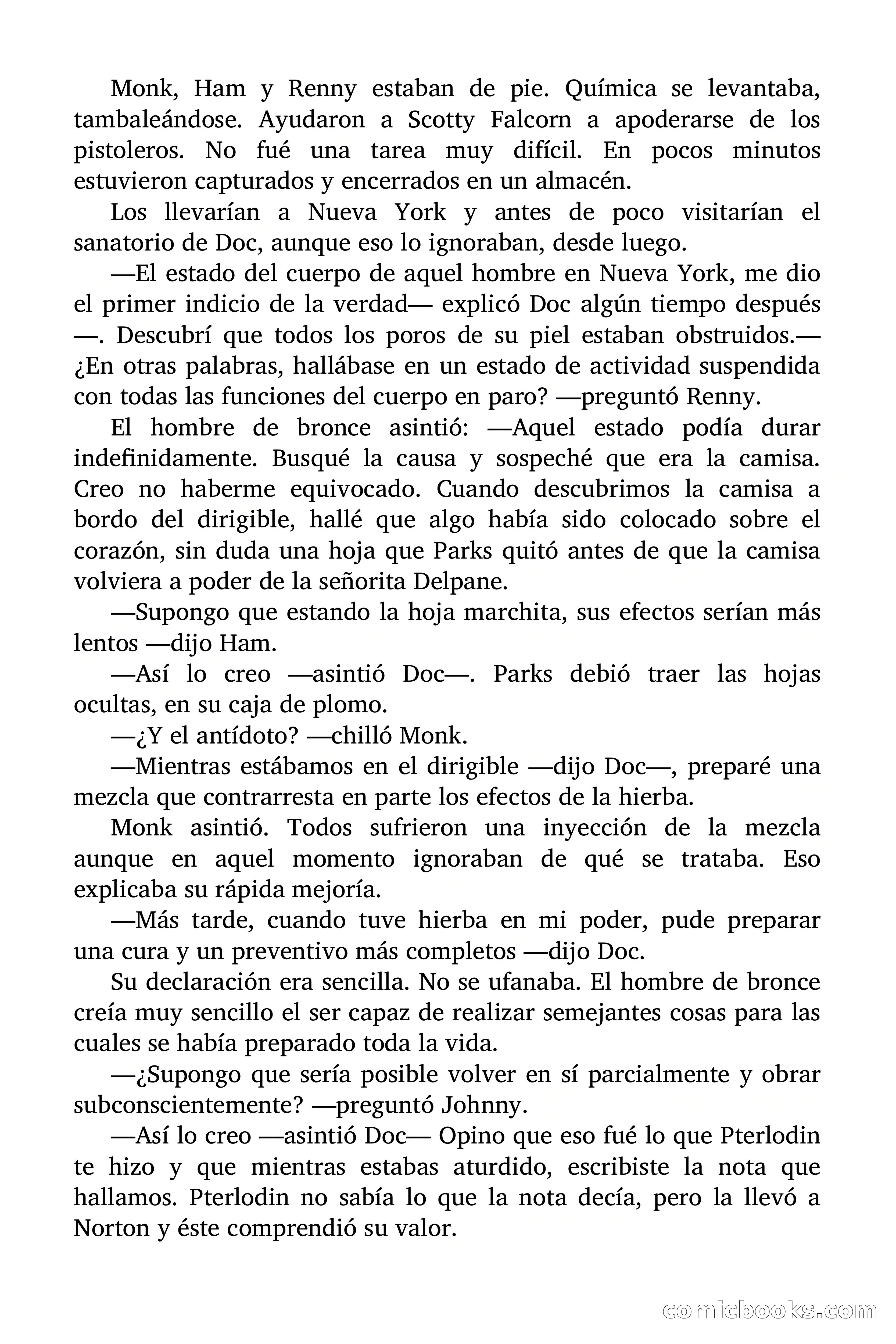 Doc Savage: La Muerte Verde — page 137 of 139
