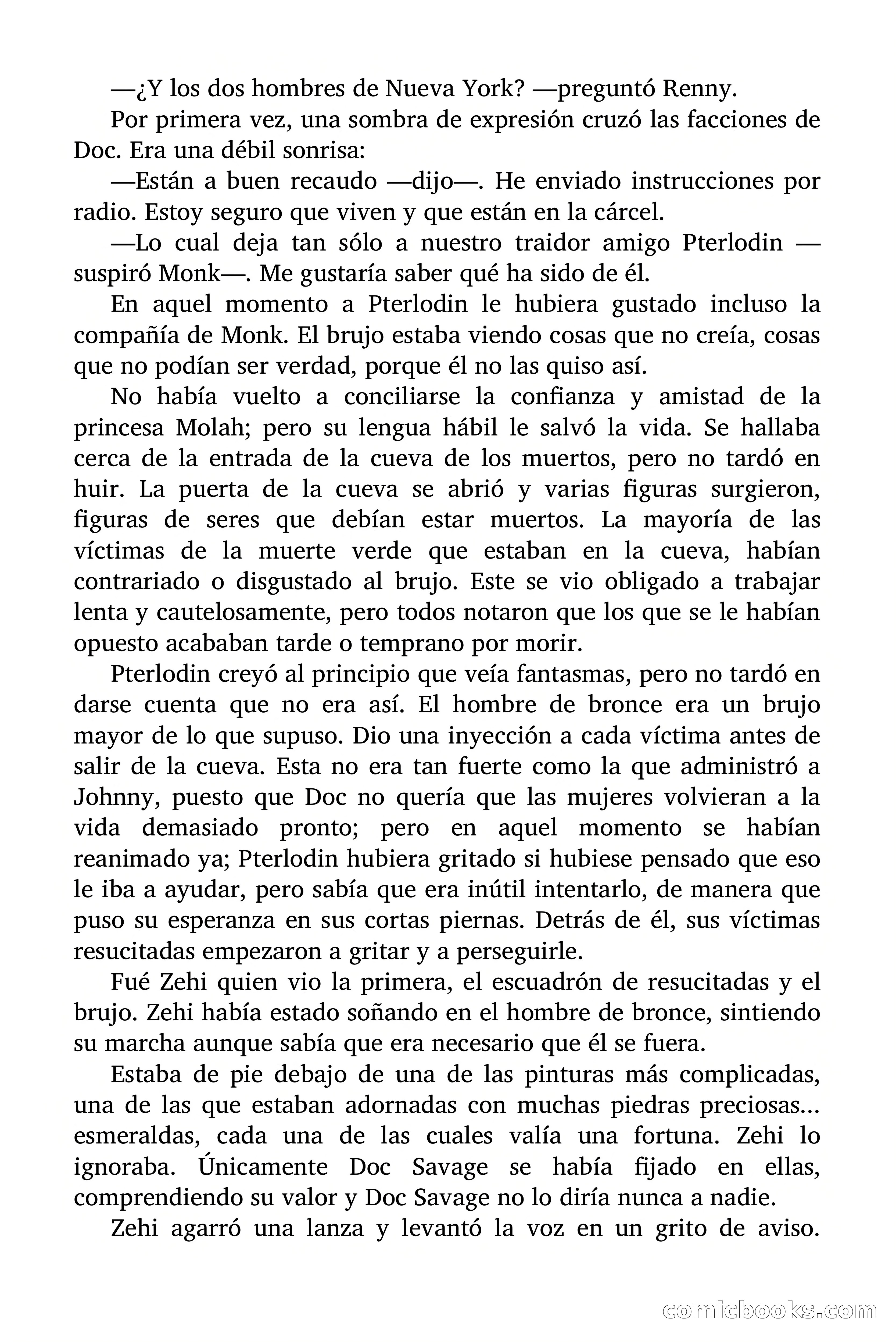 Doc Savage: La Muerte Verde — page 138 of 139