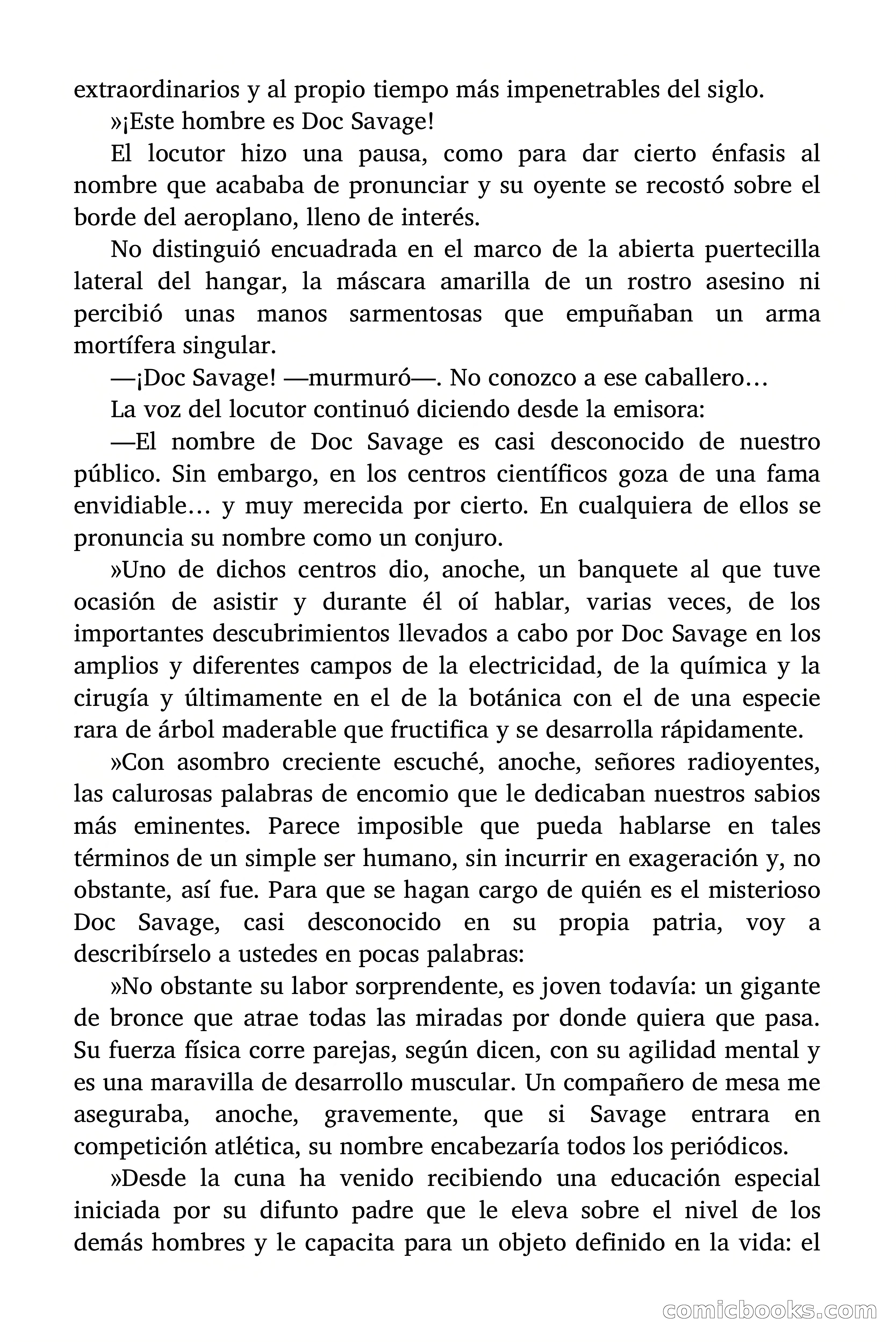 Doc Savage: Los piratas del Pacífico — page 11 of 193