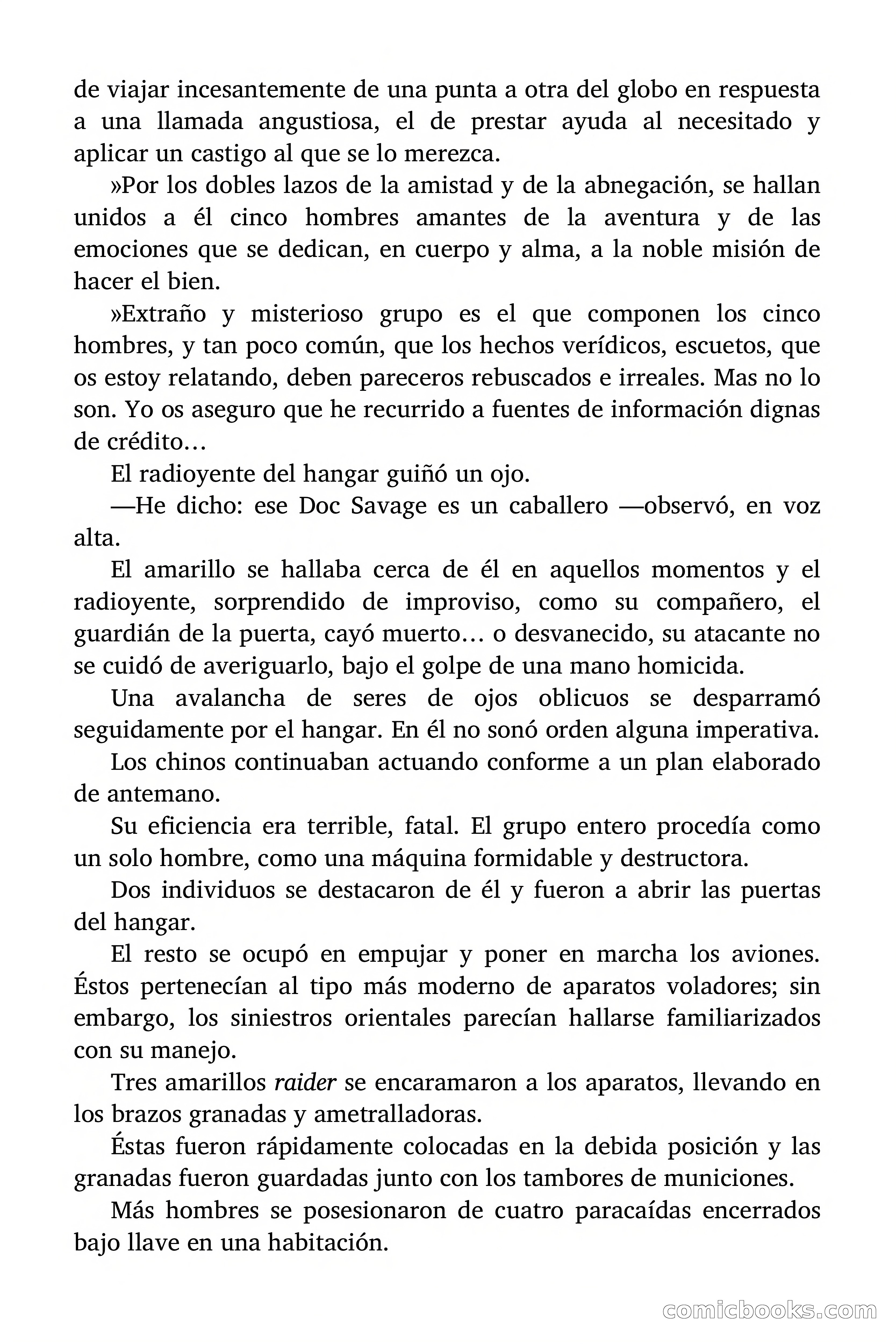 Doc Savage: Los piratas del Pacífico — page 12 of 193