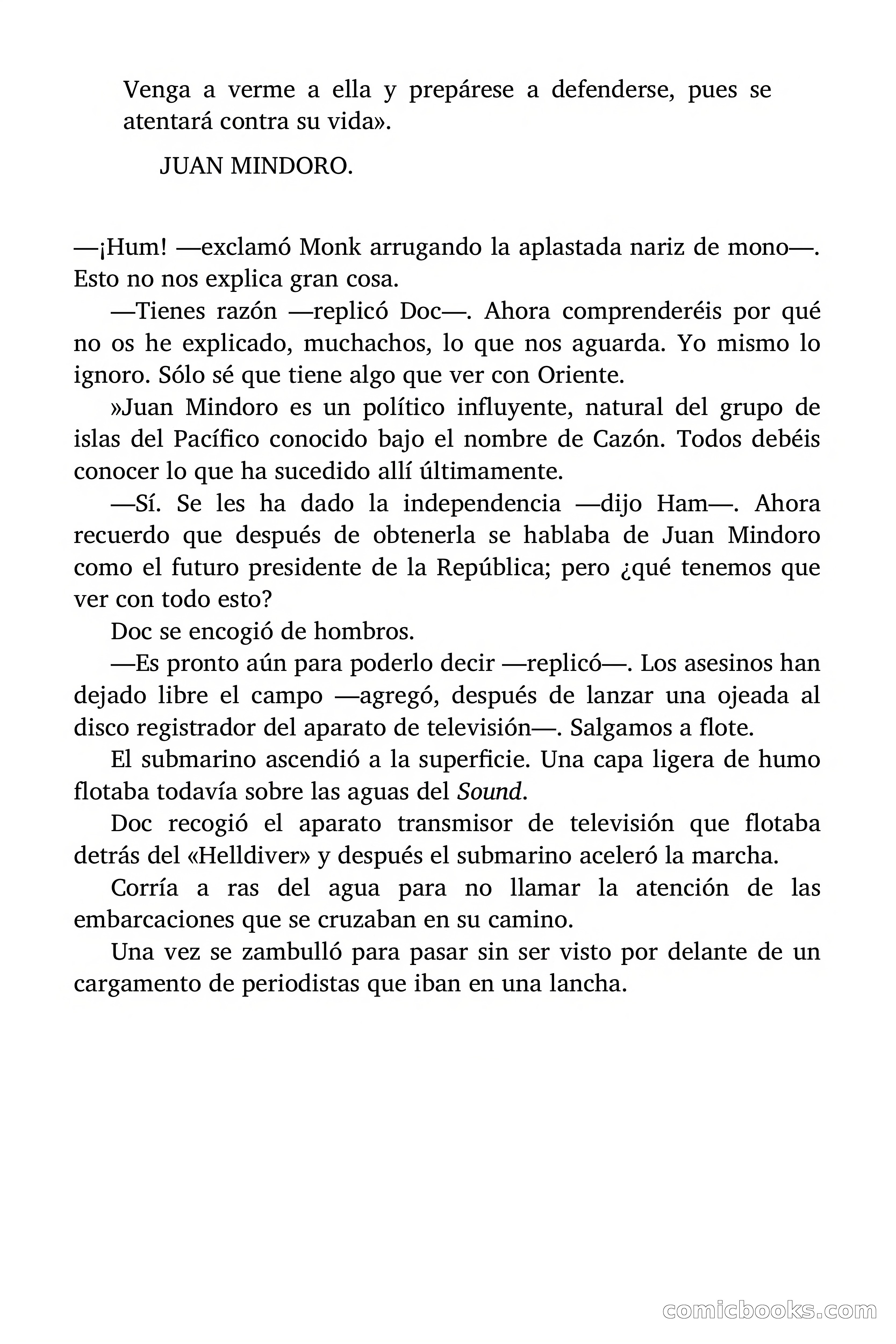 Doc Savage: Los piratas del Pacífico — page 22 of 193