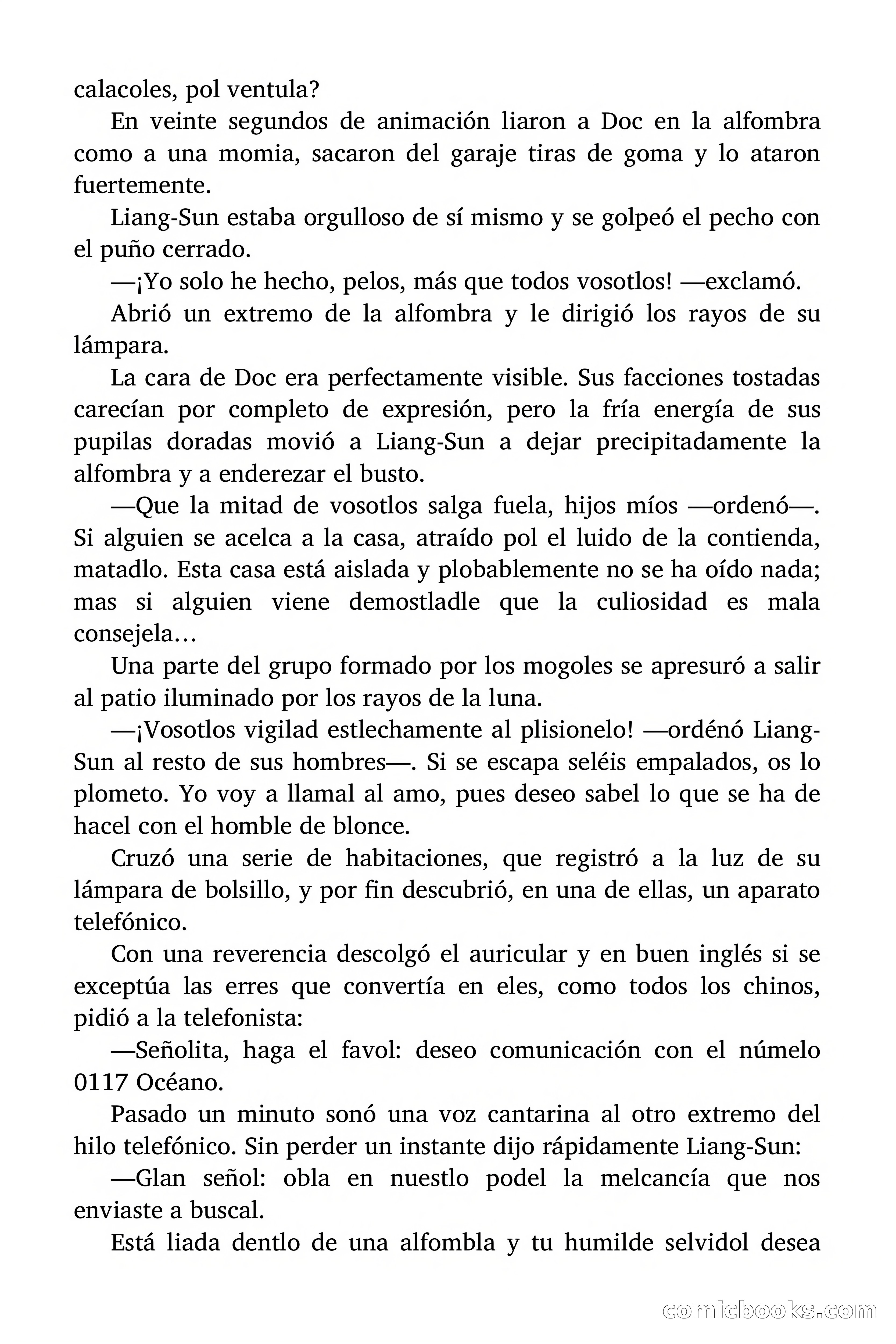 Doc Savage: Los piratas del Pacífico — page 38 of 193