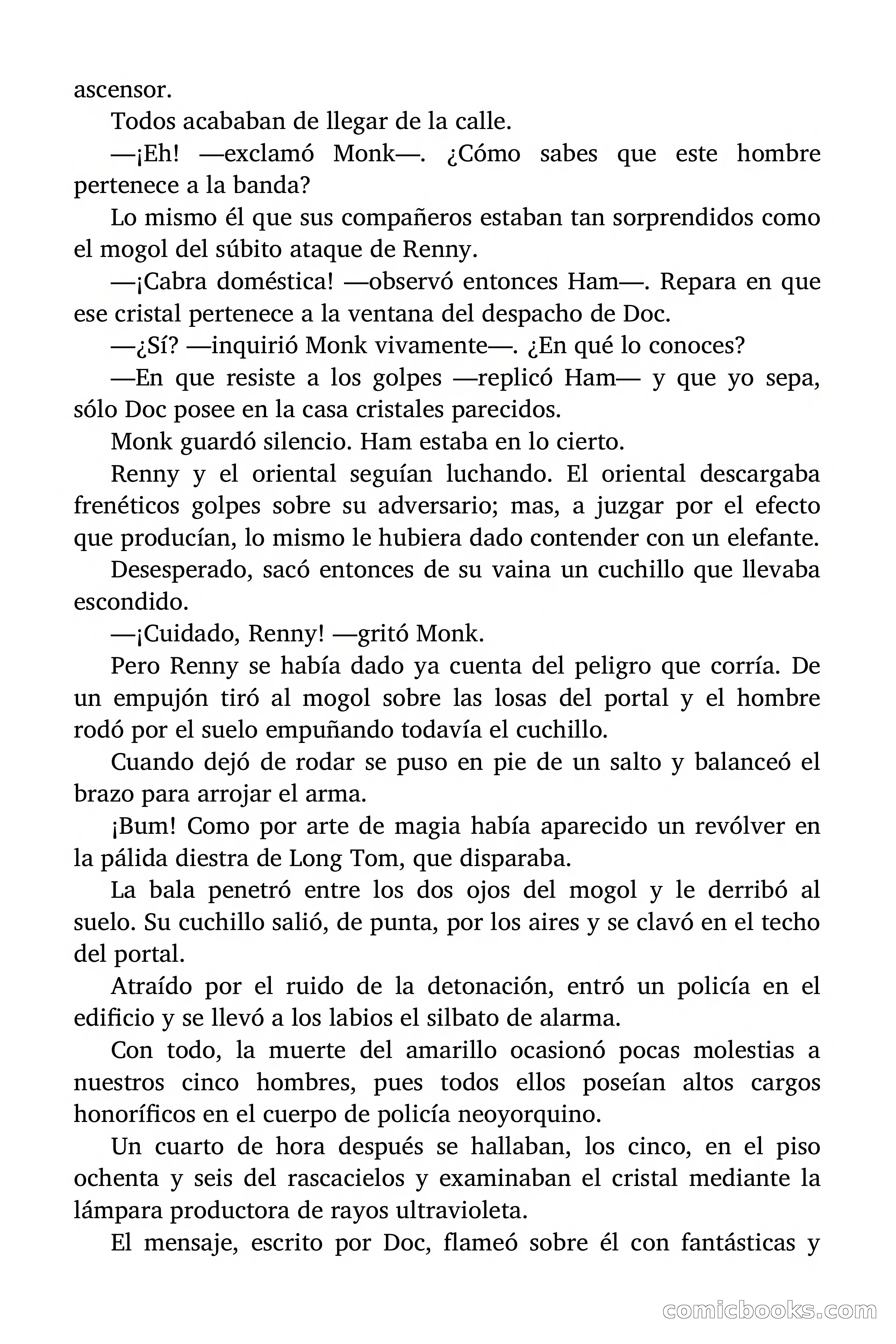 Doc Savage: Los piratas del Pacífico — page 56 of 193