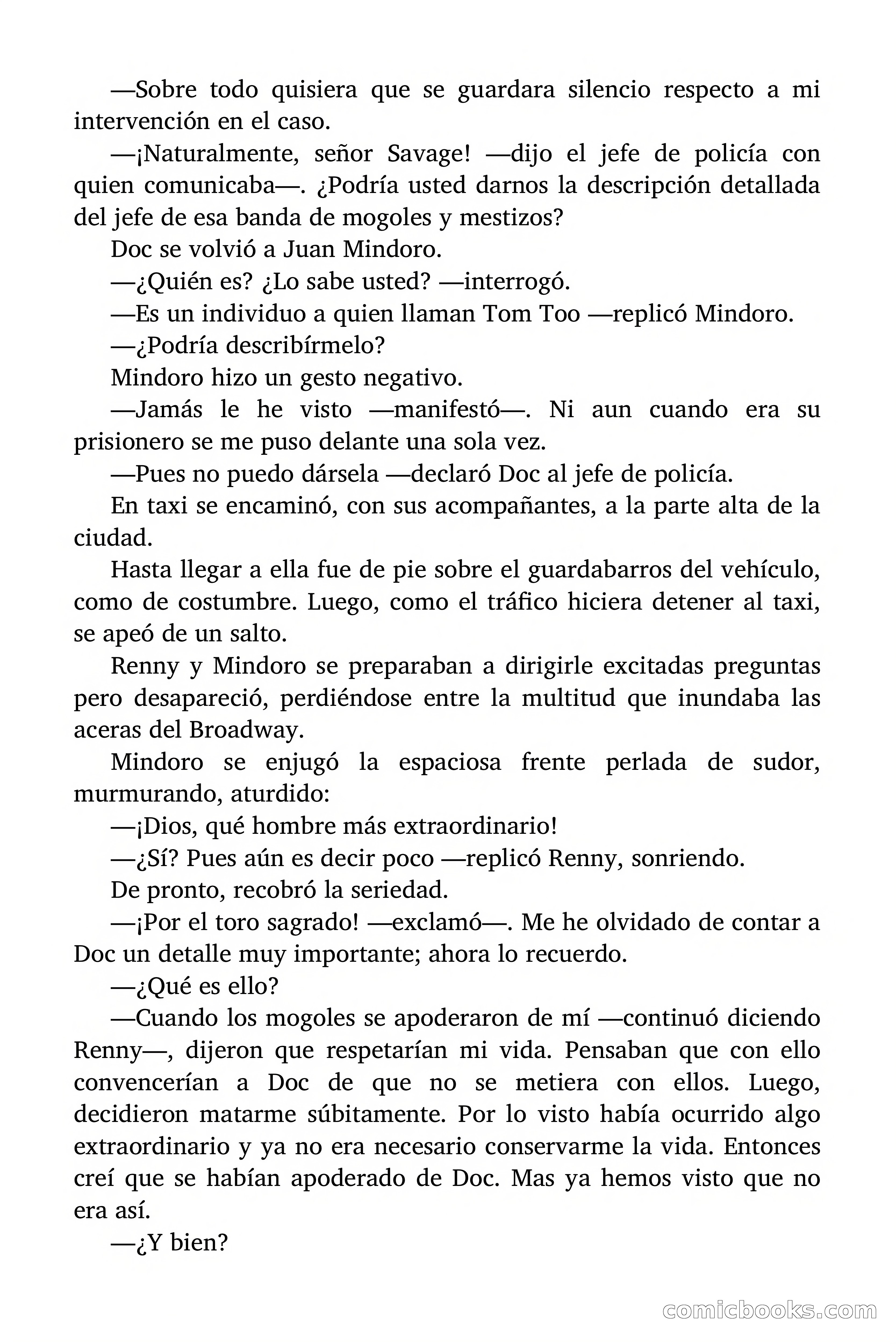 Doc Savage: Los piratas del Pacífico — page 72 of 193