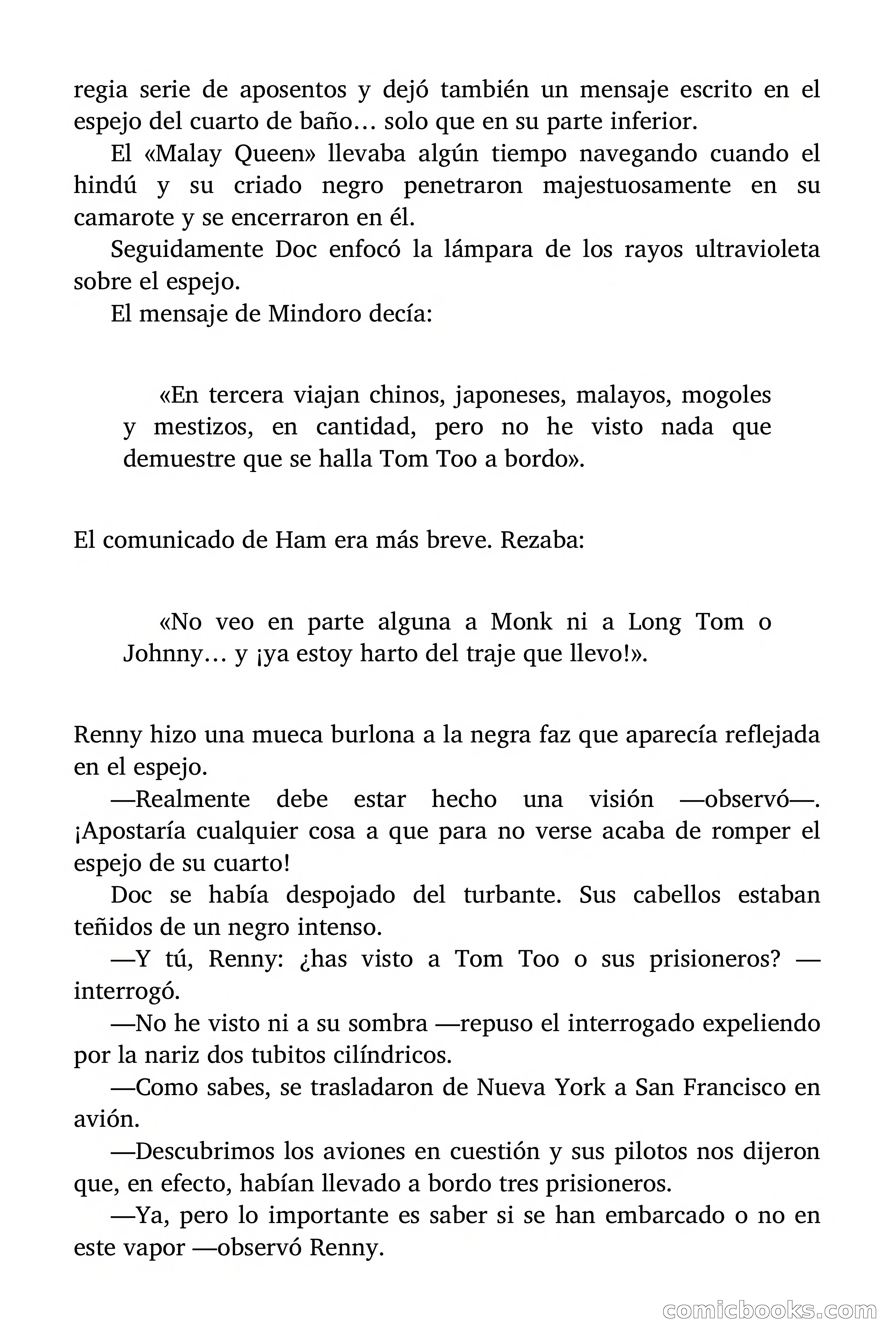 Doc Savage: Los piratas del Pacífico — page 91 of 193