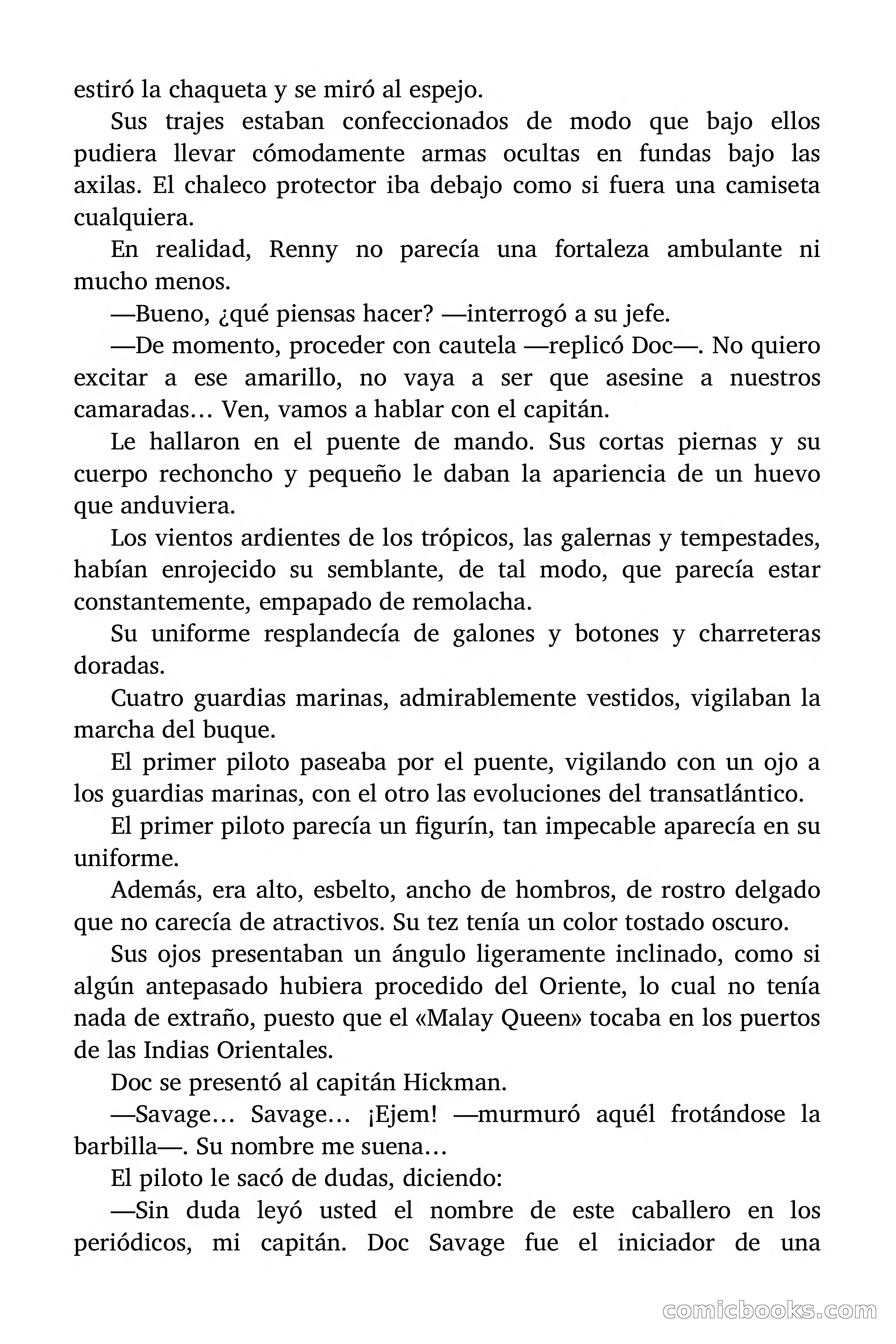 Doc Savage: Los piratas del Pacífico — page 98 of 193
