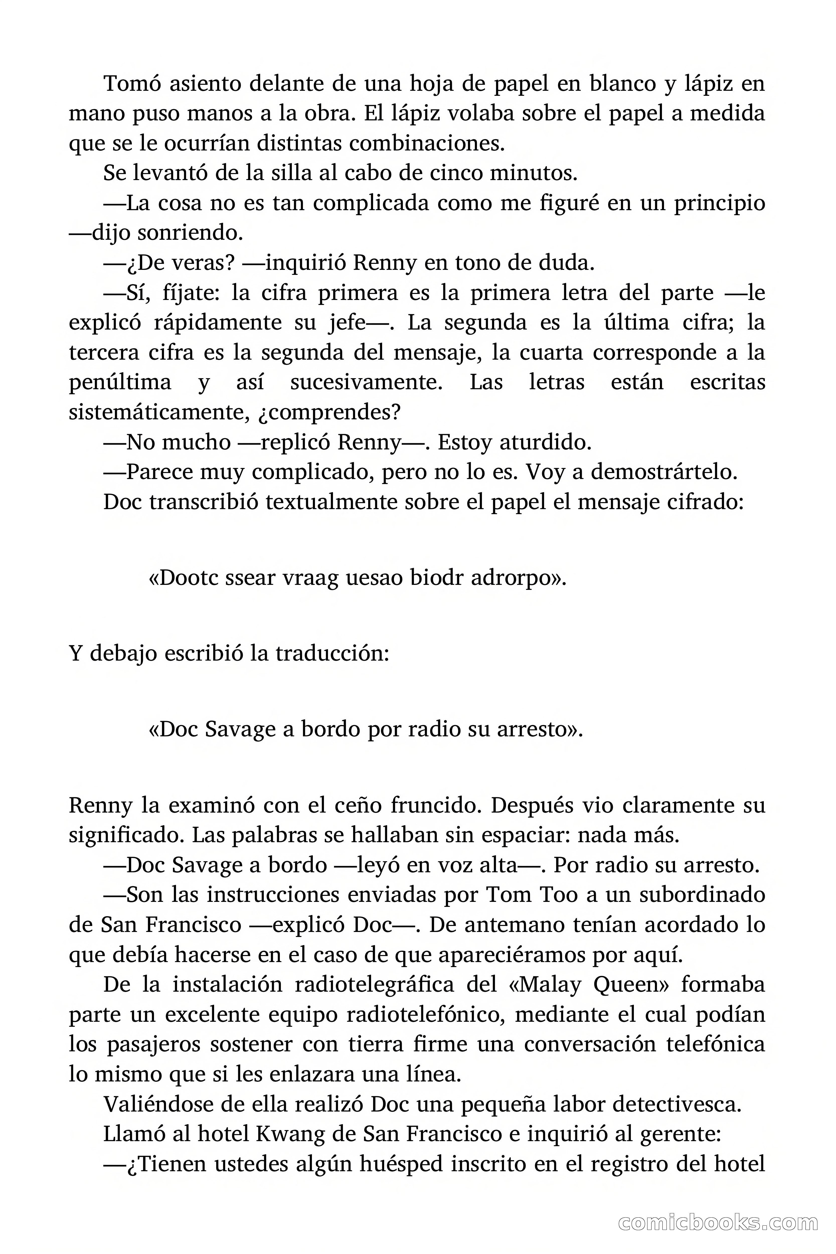 Doc Savage: Los piratas del Pacífico — page 102 of 193