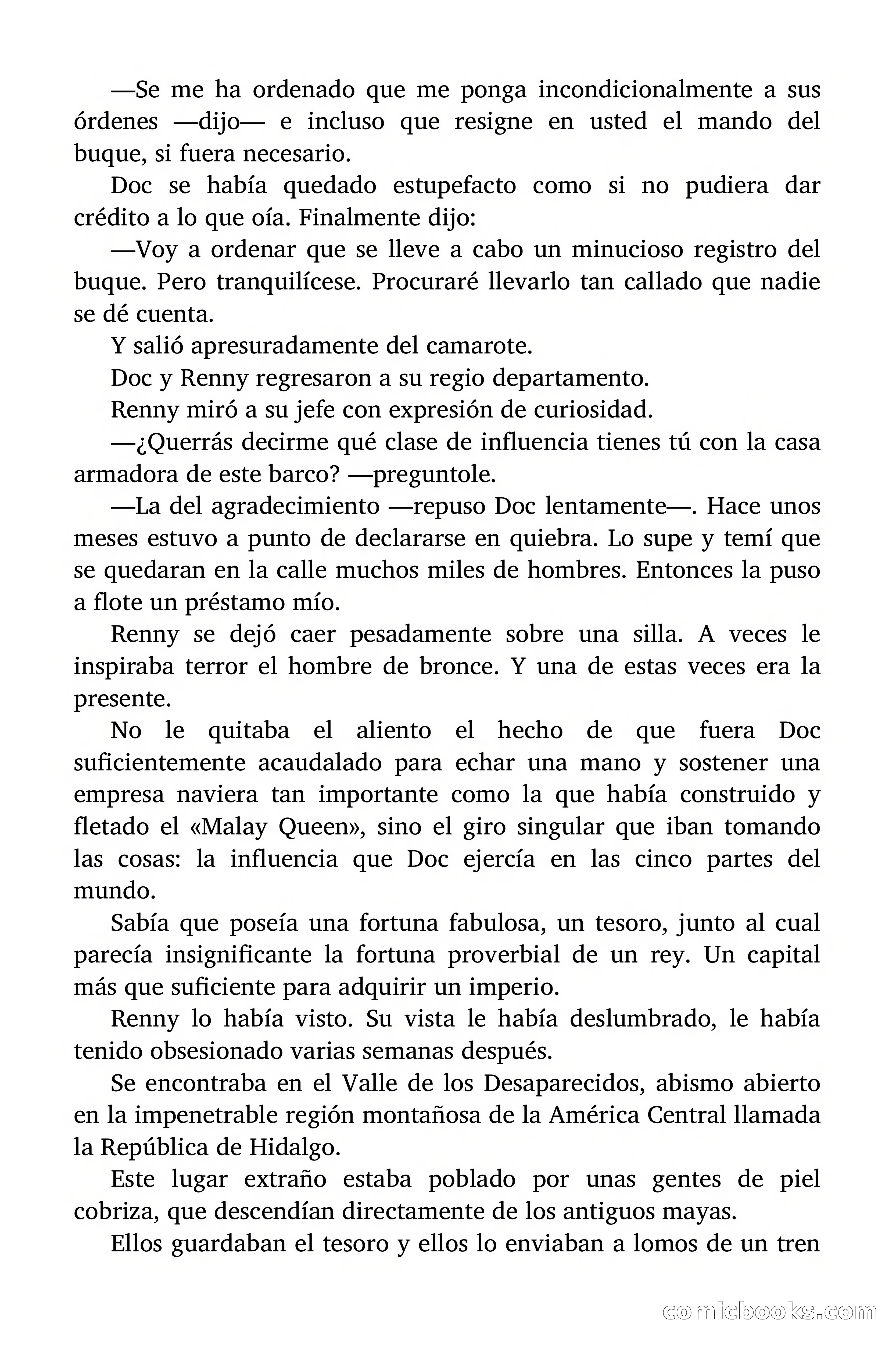 Doc Savage: Los piratas del Pacífico — page 104 of 193