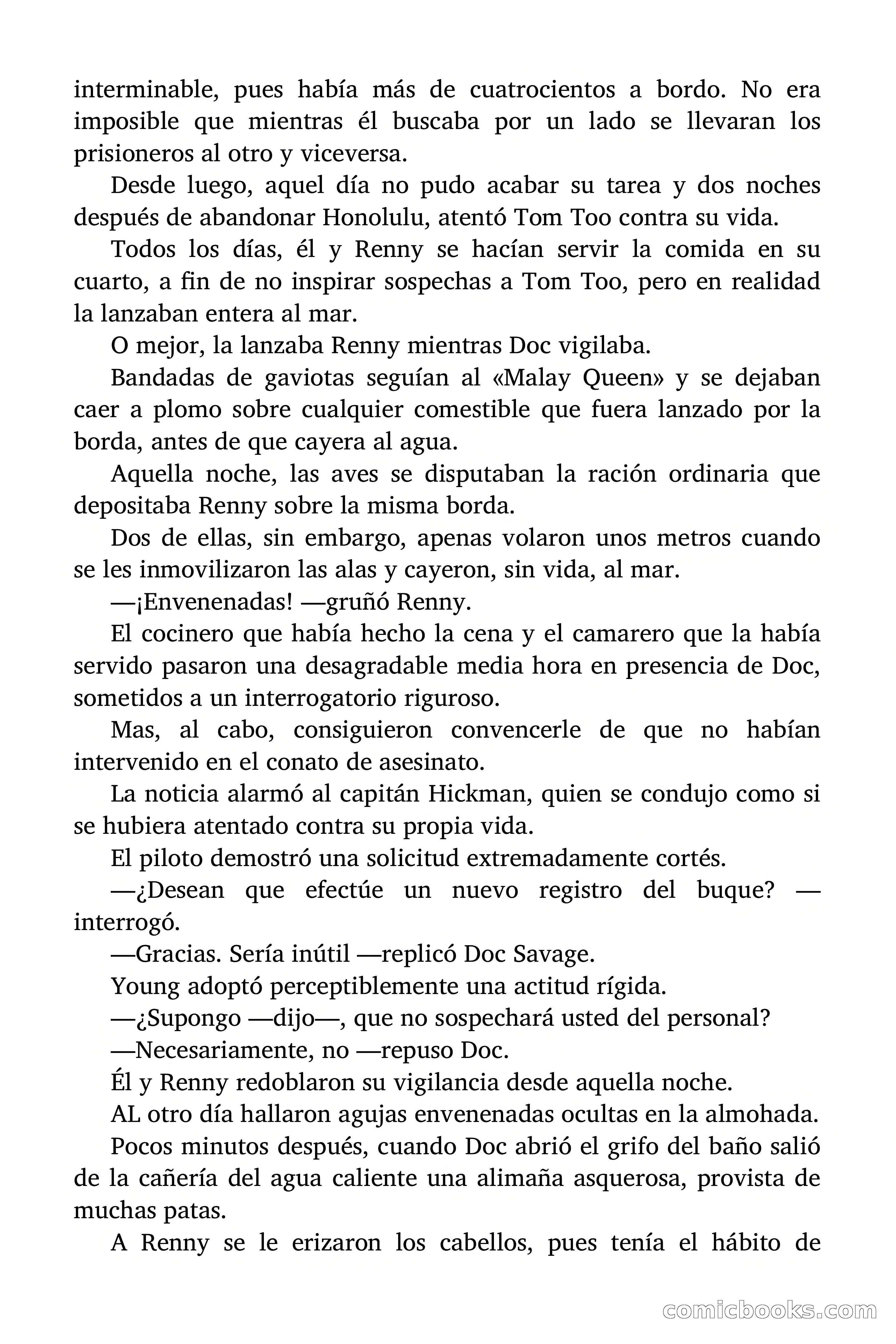 Doc Savage: Los piratas del Pacífico — page 108 of 193