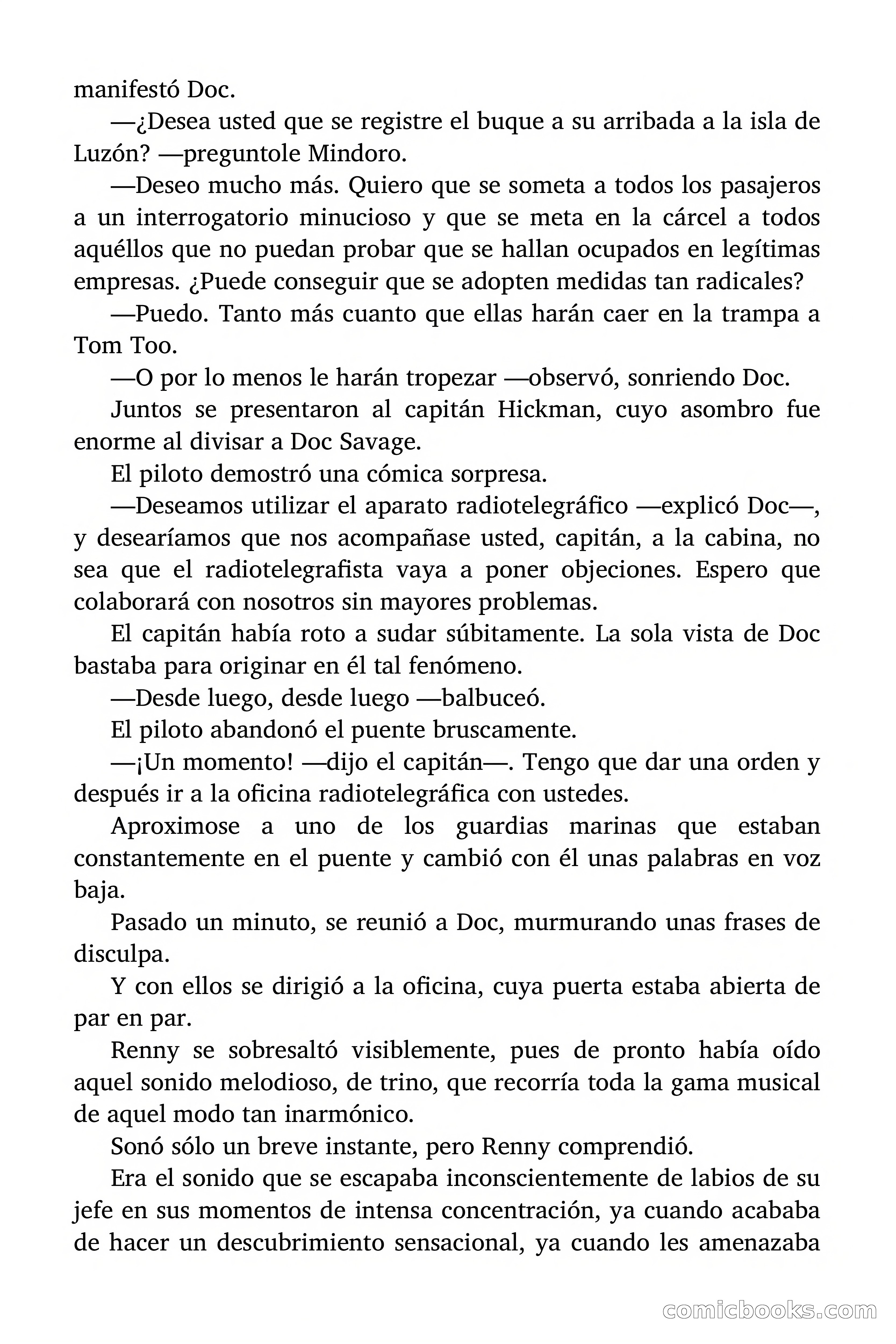 Doc Savage: Los piratas del Pacífico — page 110 of 193