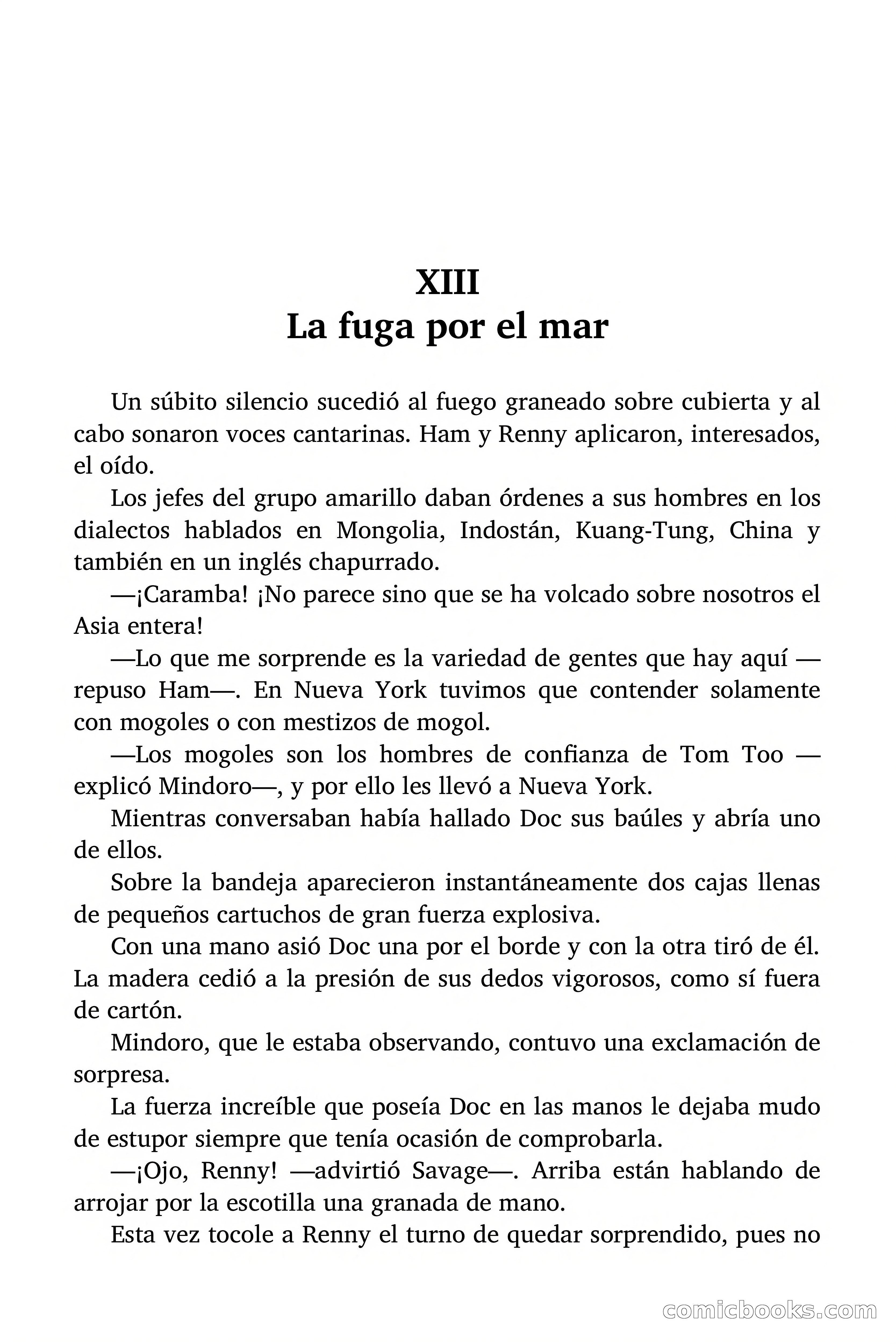Doc Savage: Los piratas del Pacífico — page 115 of 193