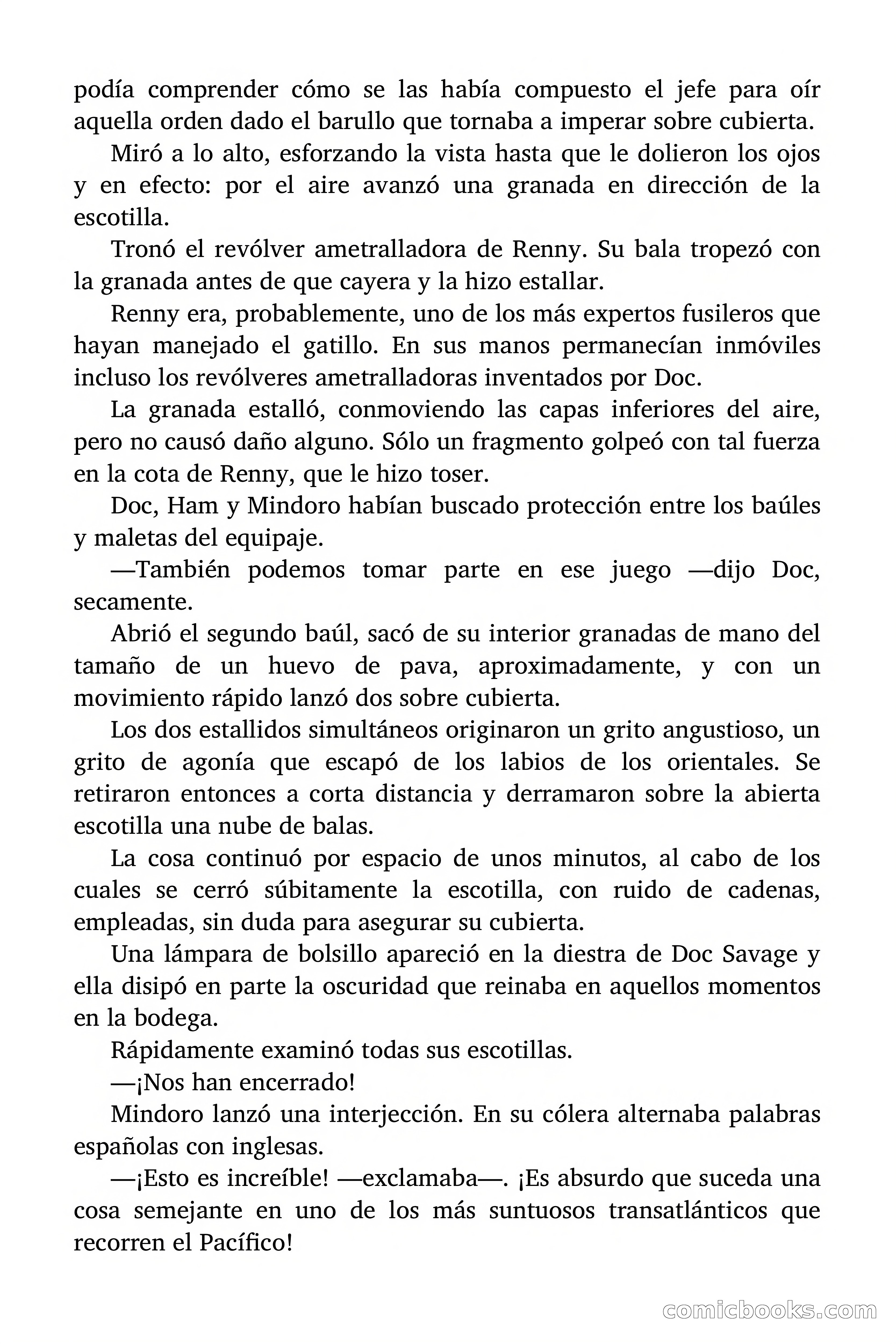 Doc Savage: Los piratas del Pacífico — page 116 of 193