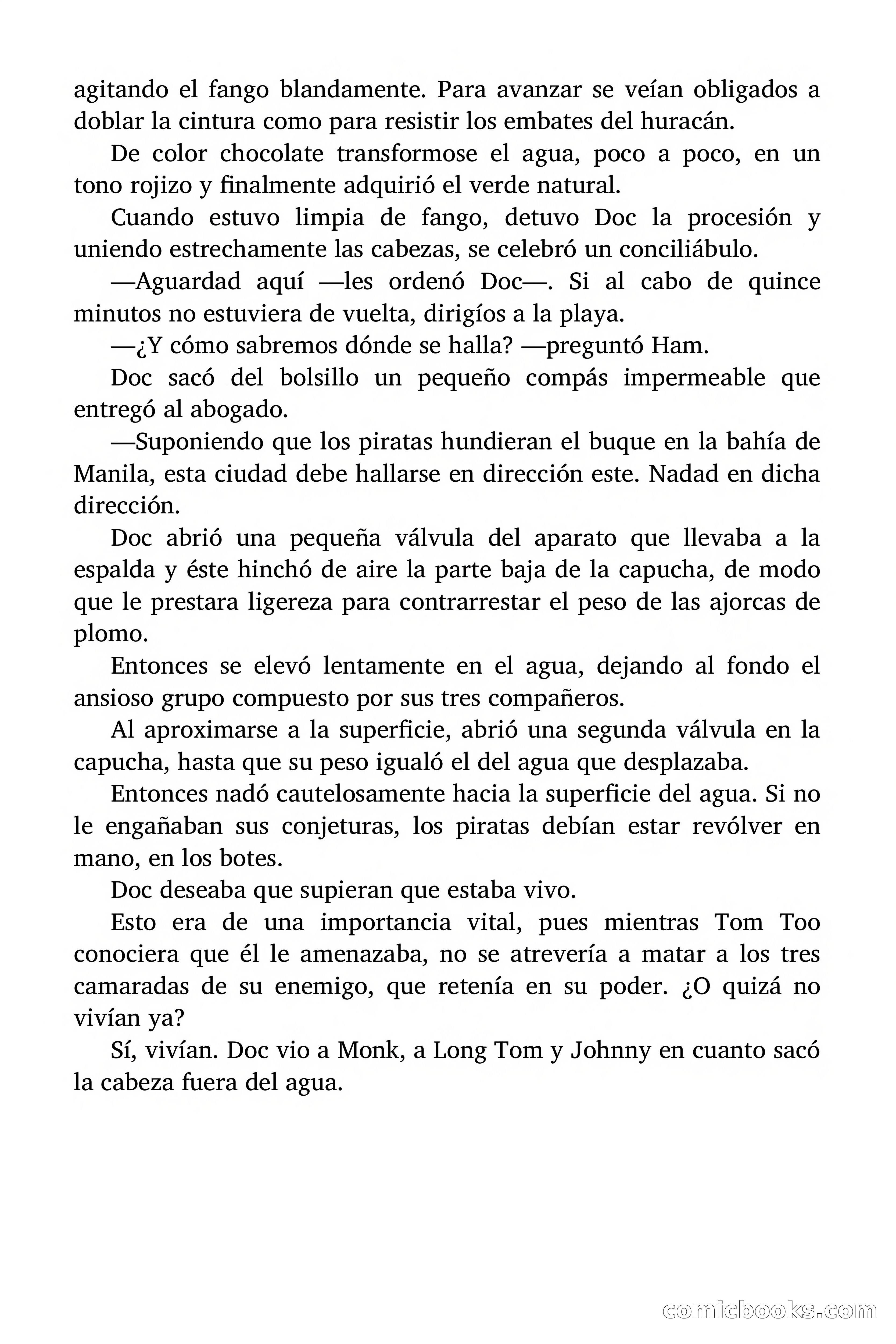Doc Savage: Los piratas del Pacífico — page 122 of 193